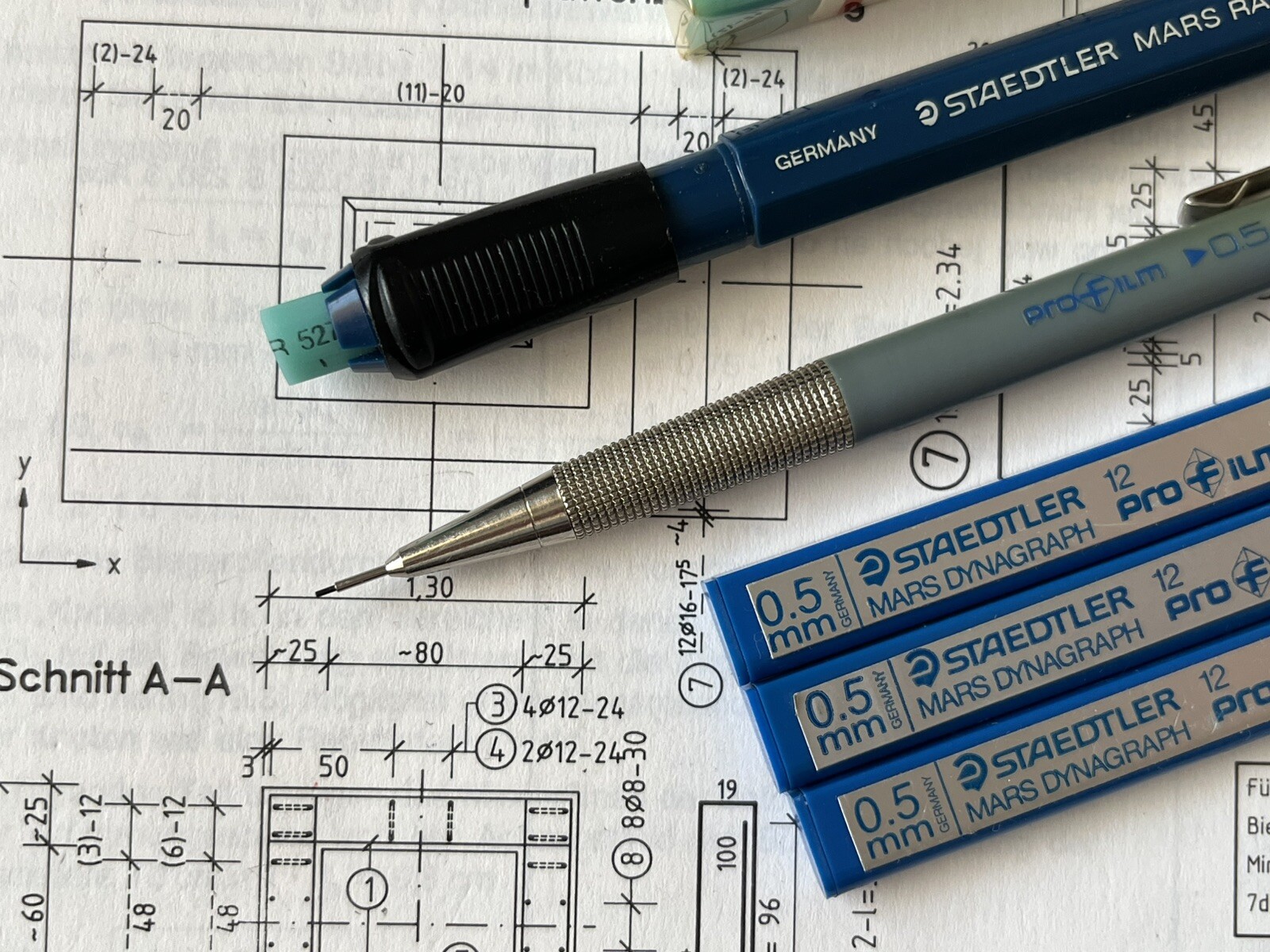 Extremely Rare Vintage Mechanical Pencil STAEDTLER PROFILM | 0.5 | 774 15