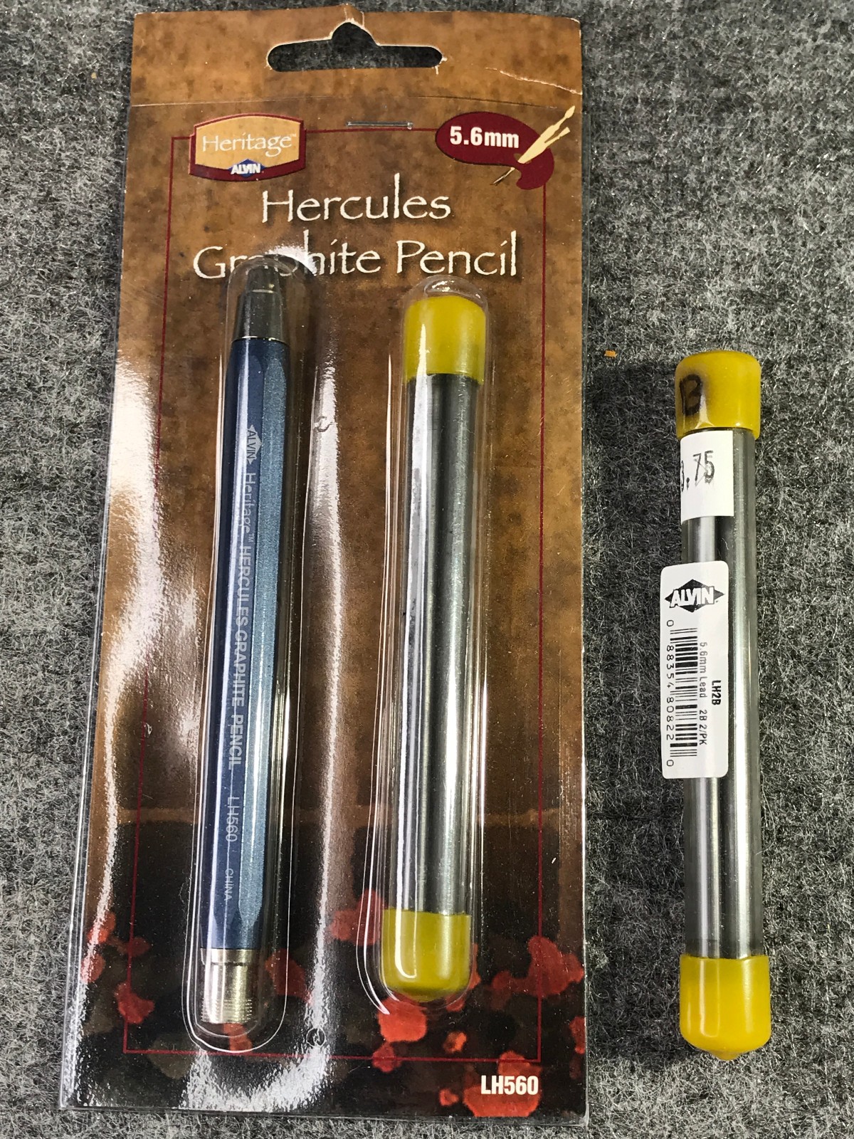 Hercules Graphite Pencil 5.6mm LH560 plus Refill Leads 2 pack – New!