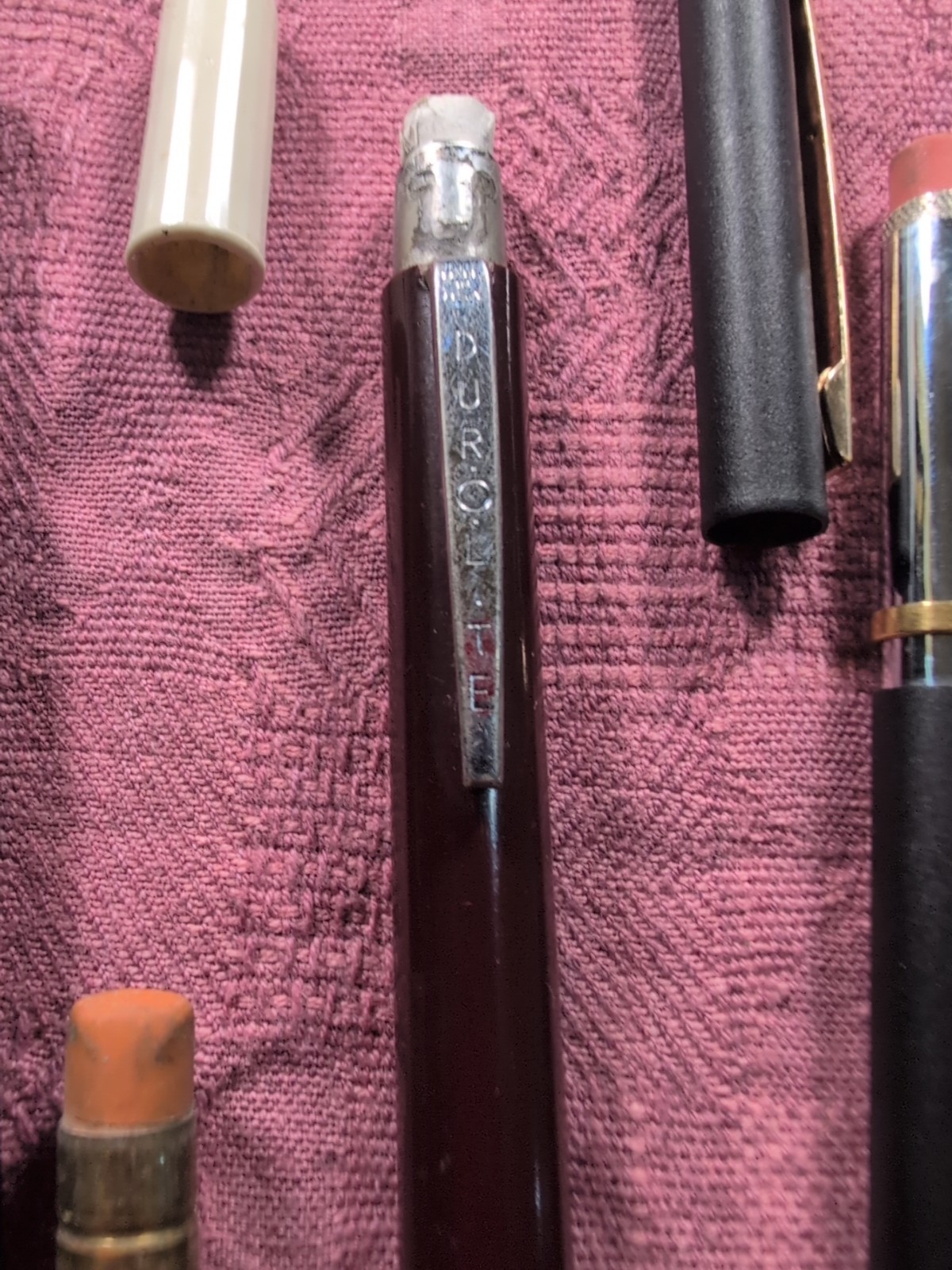 Vintage Mechanical Pencil Lot – Roller Rule – Durolite – Quill – Unbranded