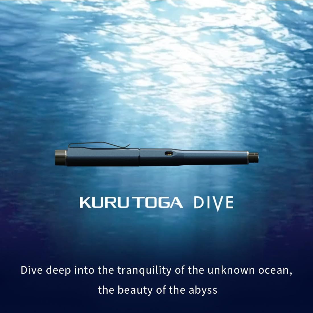 Mitsubishi Pencil Kuru Toga Dive 0.5mm Mechanical Pencil Abyss Blue New