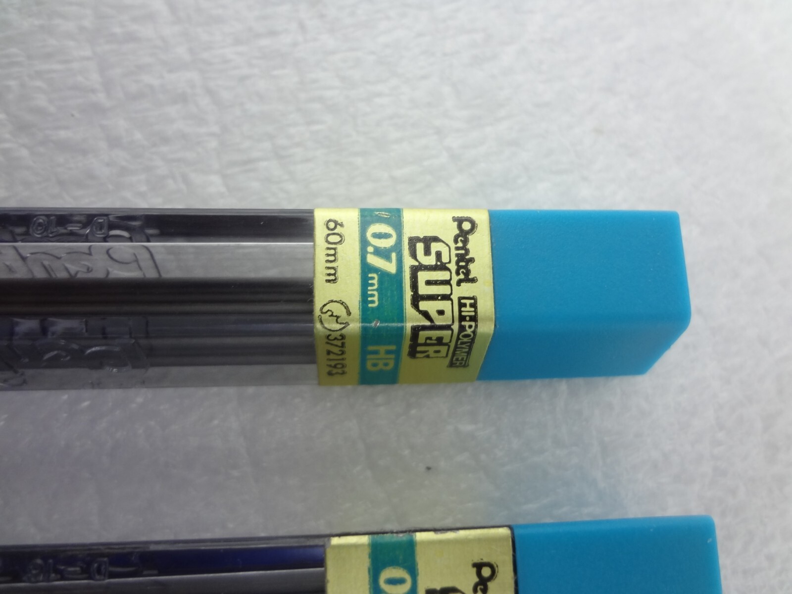 3 Pentel Super Hi-Polymer Pencil Lead Refill 0.7mm HB 12 pieces x 3 NOS