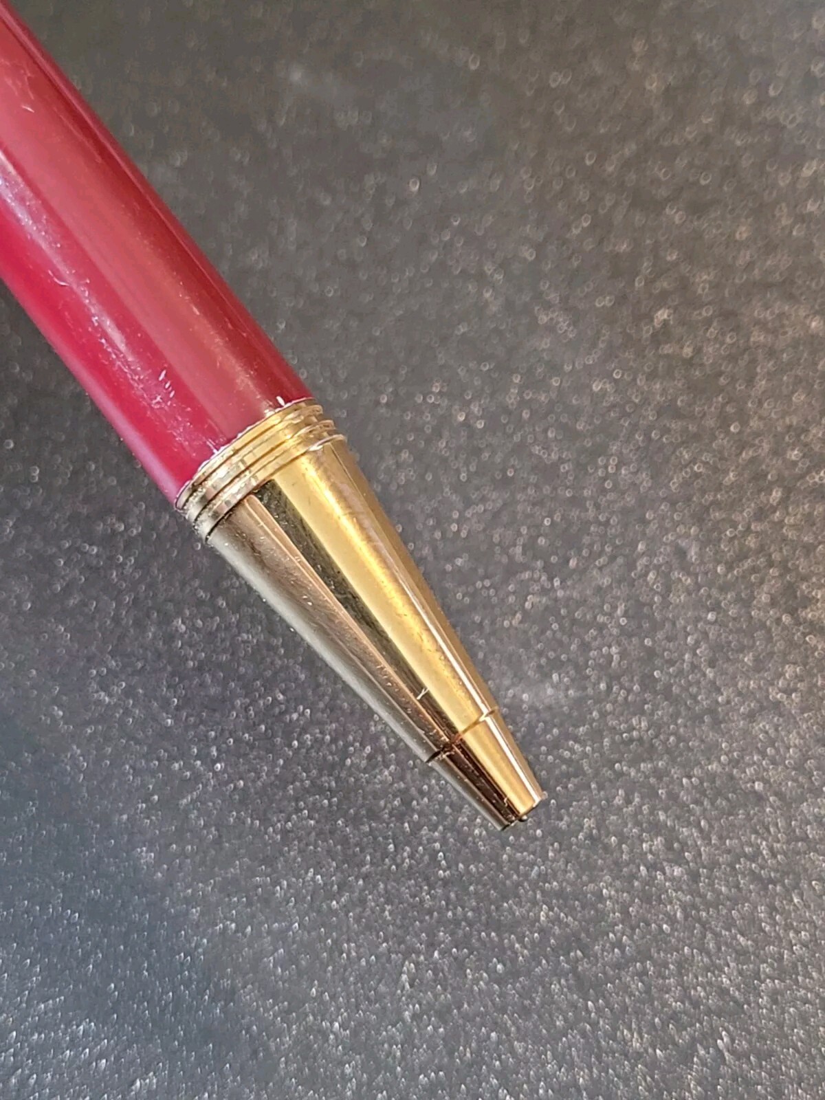 Rare Discontinued Export model Pentel clicsharp PC355 0.5mm Cranberry Gold JAPAN