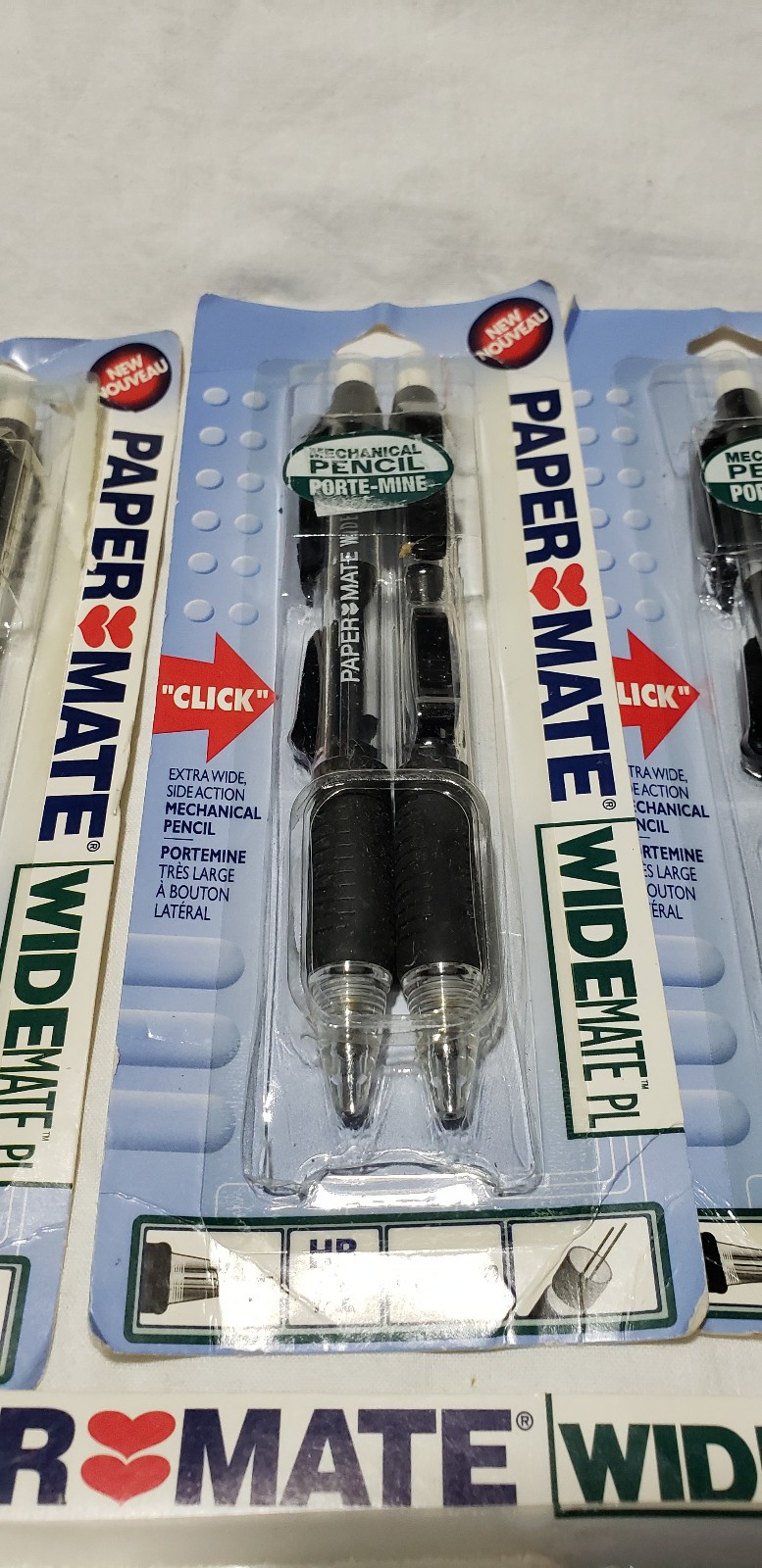 11 Vintage Paper Mate Wide Mate PL Mechanical Pencils HB #2 0.5mm Made In Japan