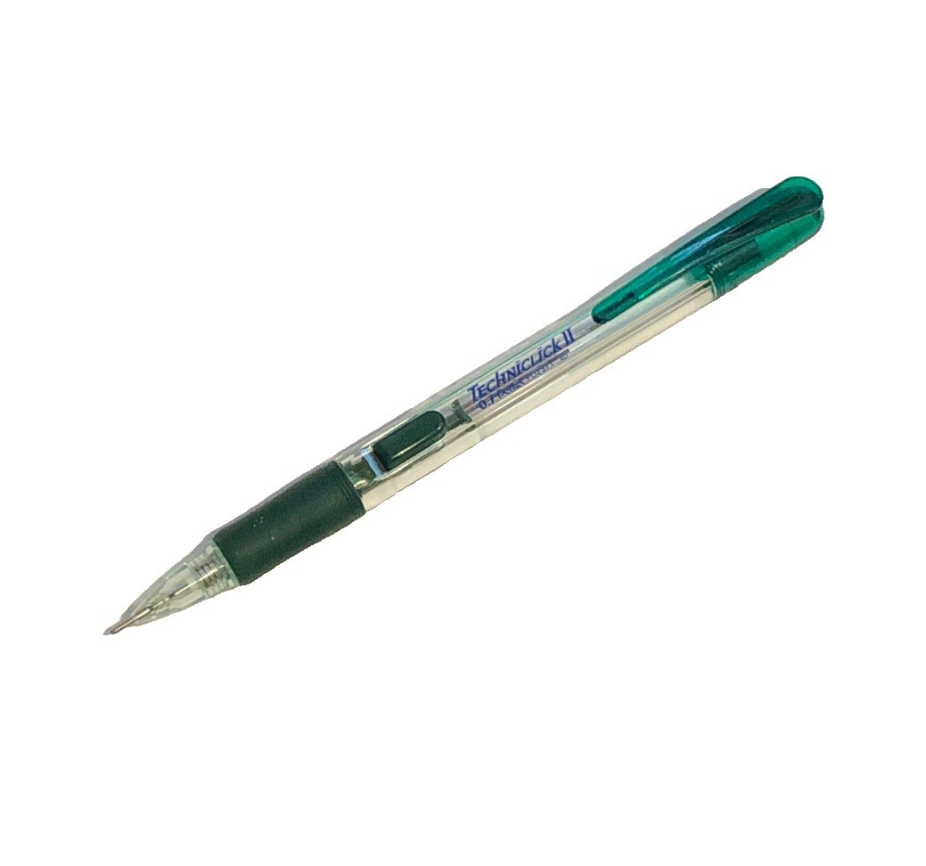 Pentel Techniclick II 0.7mm Side Advance Automatic Pencil Green PD237T