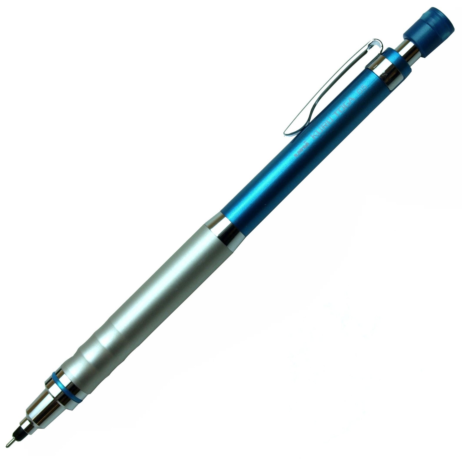 Uni Kuru Toga High Grade Auto Lead Rotation 0.5mm Mechanical Pencil Blue Body