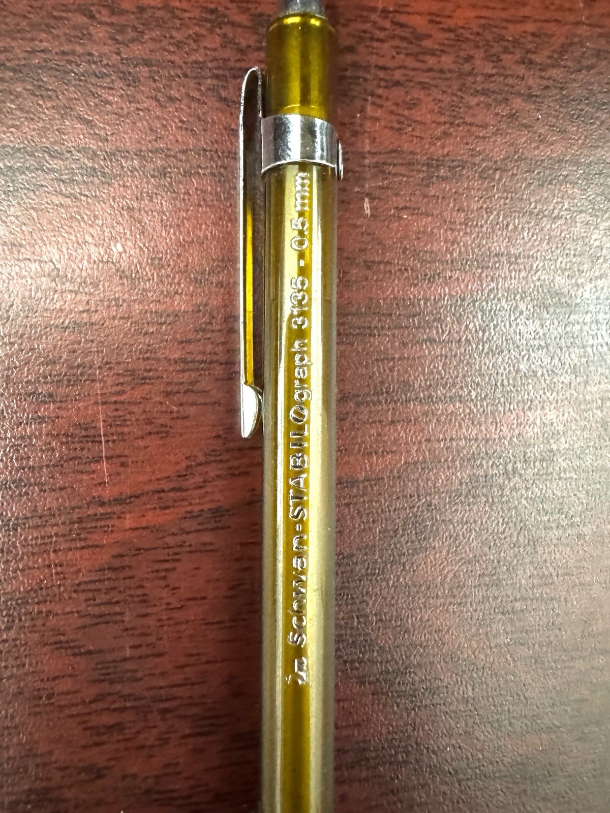 Rare Stabilo Stabilograph 3135 Translucent Green Pencil 0.5mm