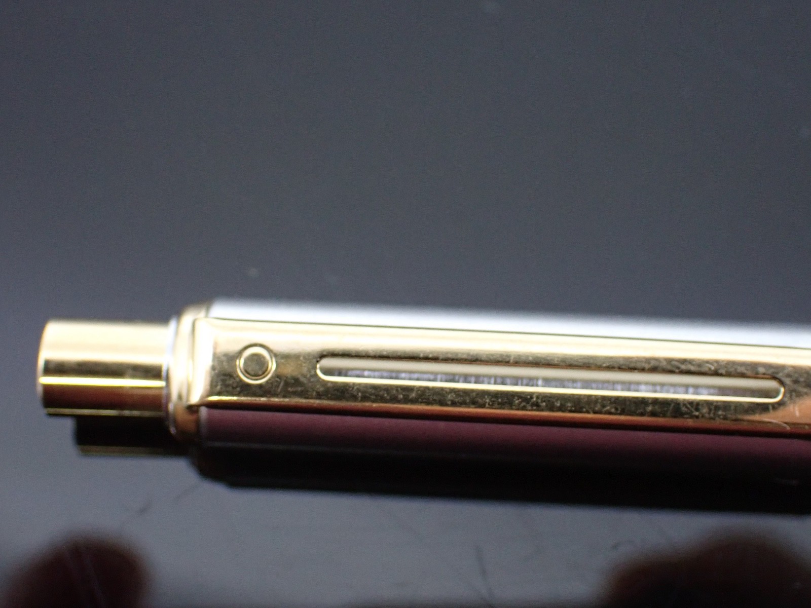 Sheaffer USA Mechanical Pencil • 0.7mm • Stainless Steel & Gold Trim • Vintage