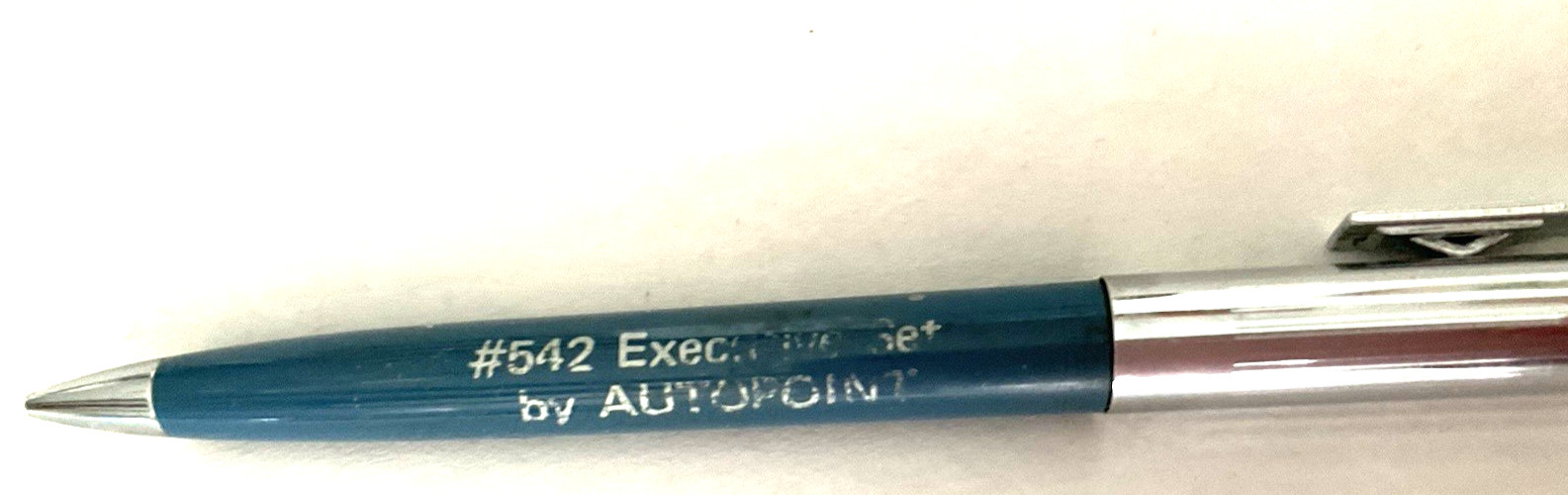 Vintage Autopoint Mechanical Pencil Caterpillar Advertising Includes 1 Tube Lead
