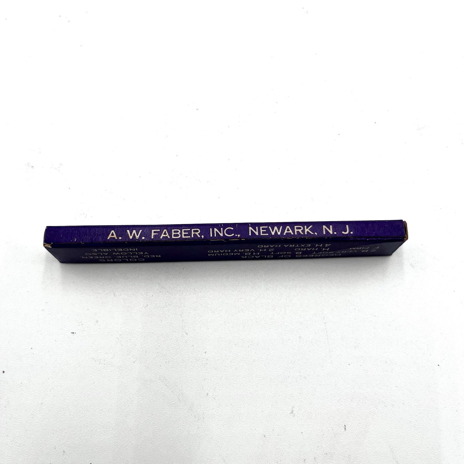 Lot Of 12 Vintage Pencil Leads A.W. Faber No.161 Four Inch Pencil Leads Purple