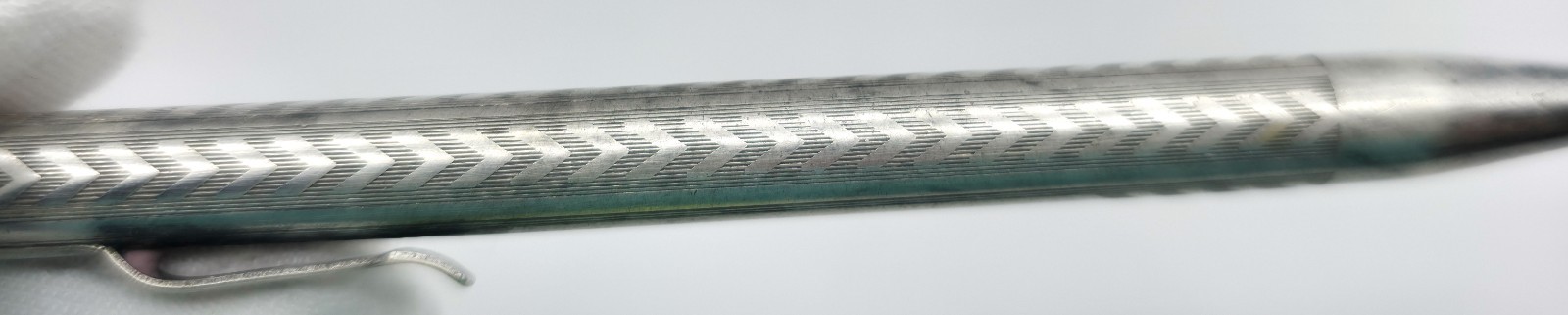 Antique Triple Plated Silver Case Wahl Eversharp Mechanical Pencil