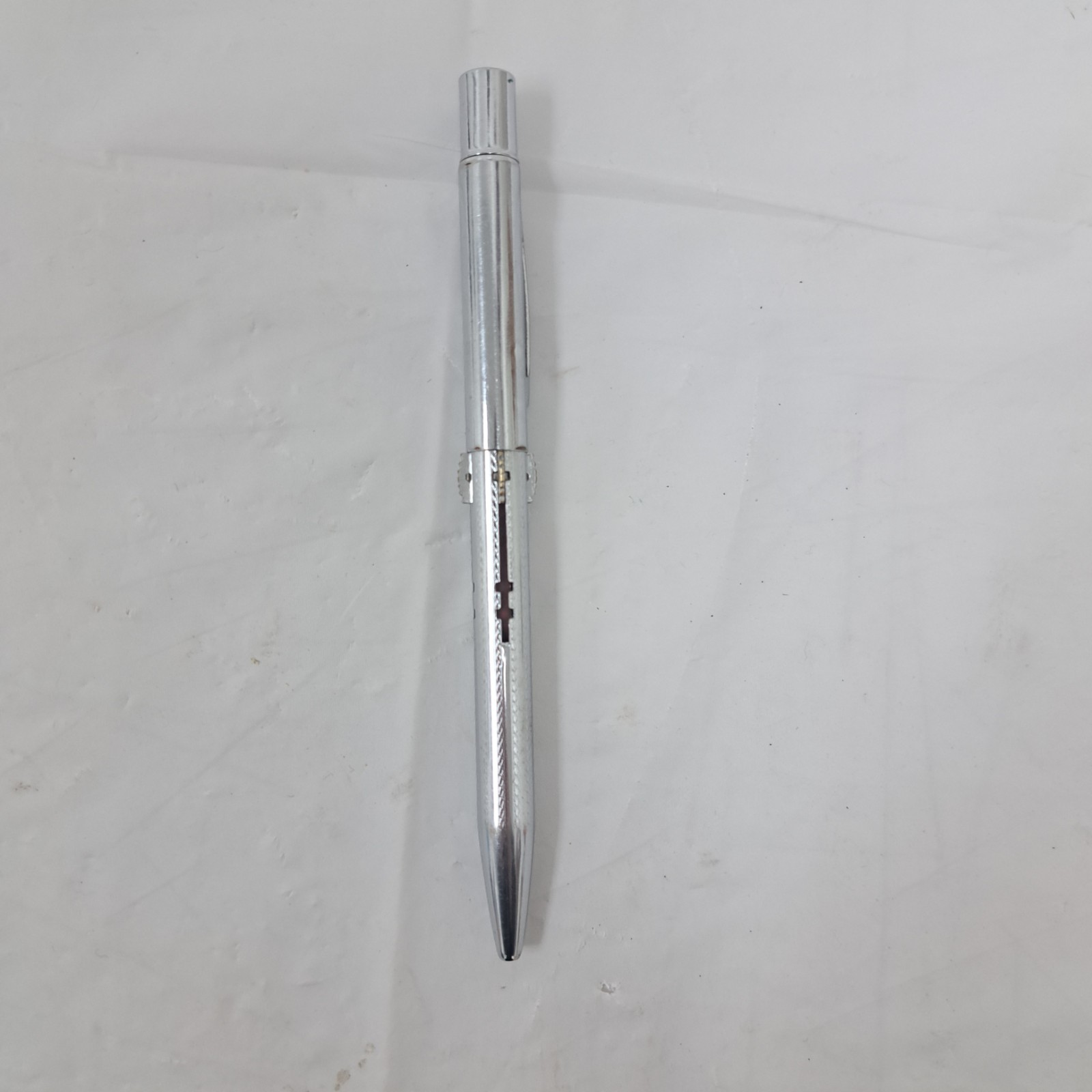 Vintage Norma 4 Lead Mechanical Pencil Metal Chrome Finish Collectible