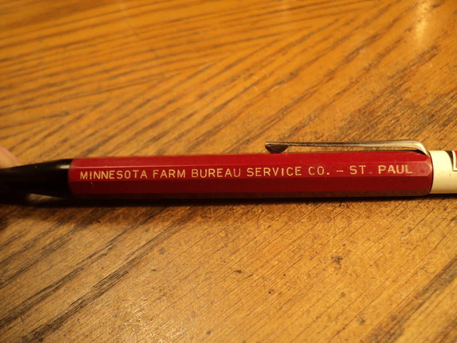 Vintage Autopoint Mechanical Pencil Minnesota Farm Bureau Service 5-3/16″ Long