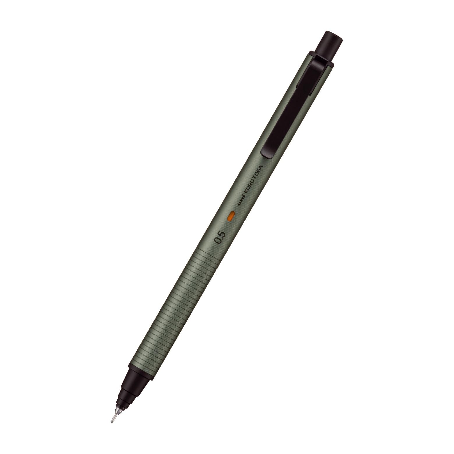Uni Kuru Toga Metal Mechanical Pencil Auto Lead Rotation 0.5mm Phantom Grey