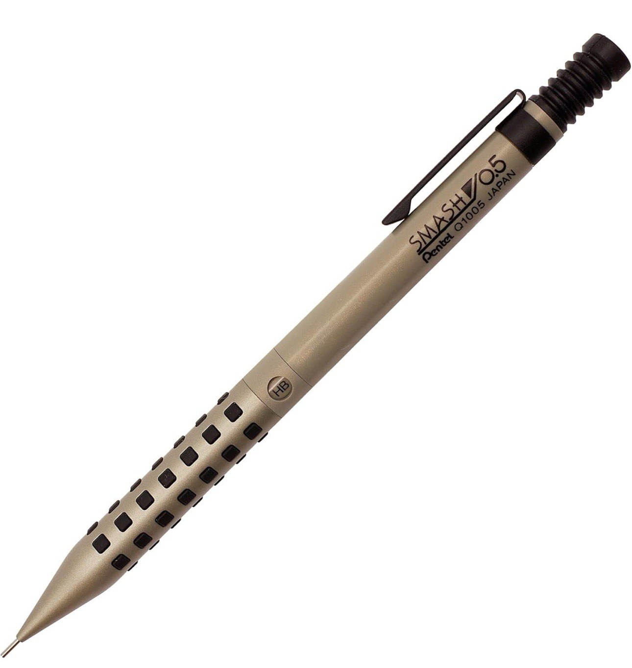 Pentel Smash Mechanical Pencil 0.5mm Gun metal Q1005-GMKS Limited Colors