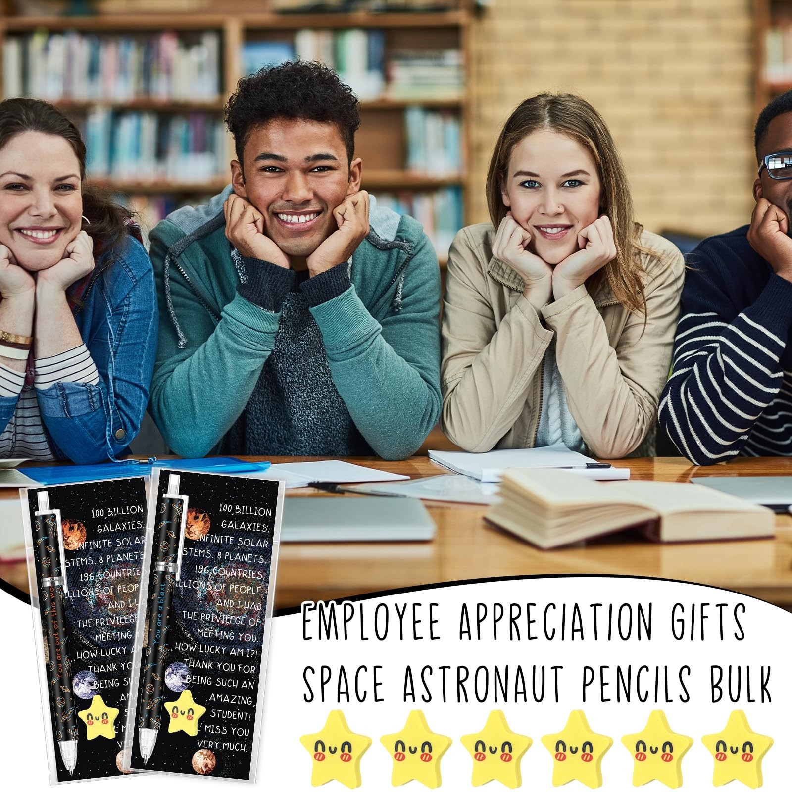 30 Sets End of Year Gift from Teacher Inspirational Space Astronaut Pencils A…
