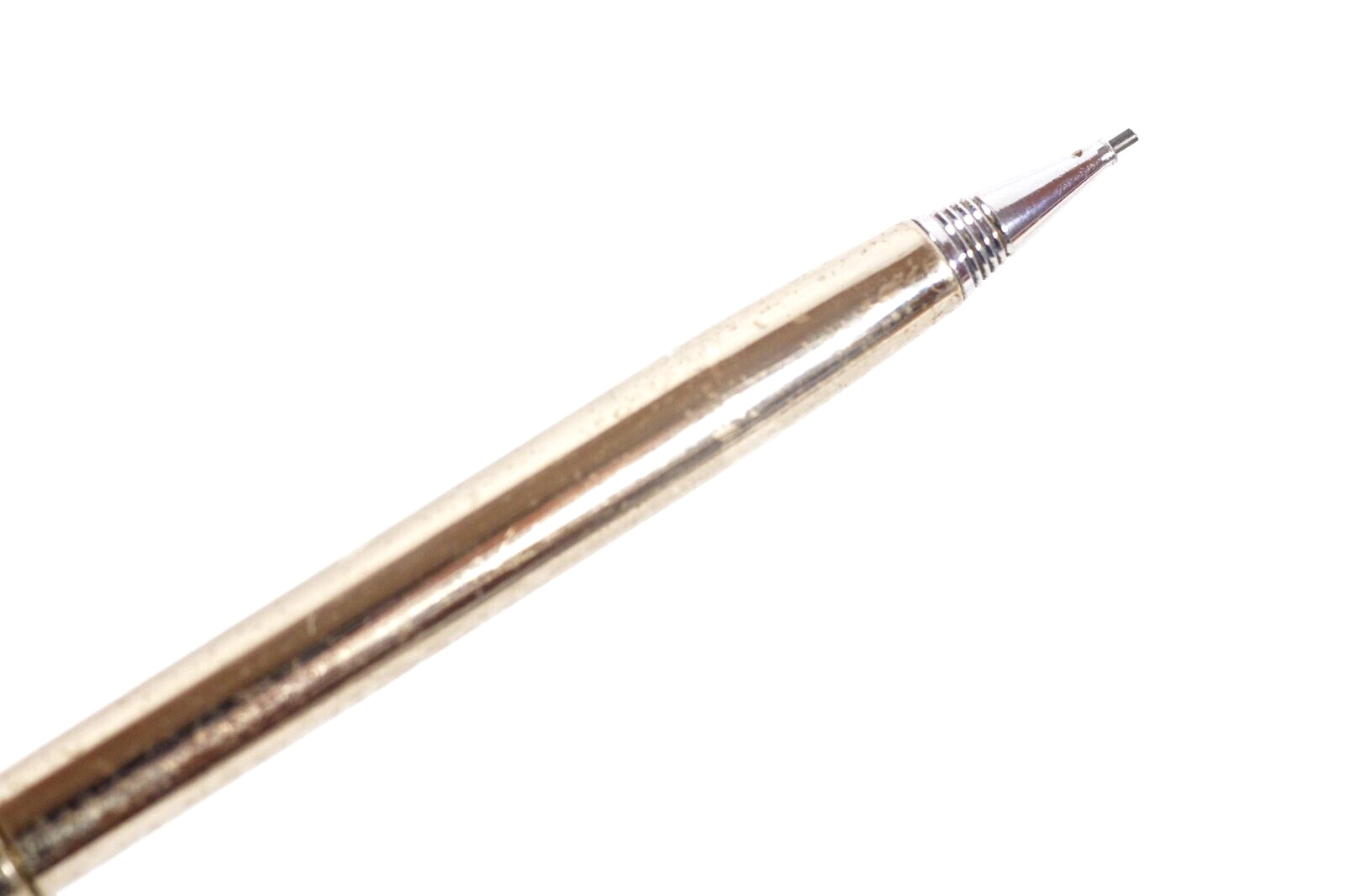 Wearever Mechanical Pencil 1950s All Chrome Maroon Back Piece Functional