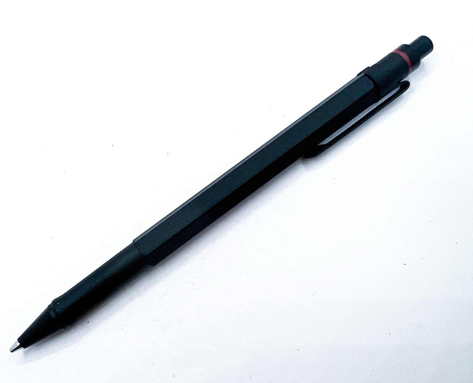 NOS Rotring newton Black Mechanical Pencil 0.7 Double Push Retractable Tip