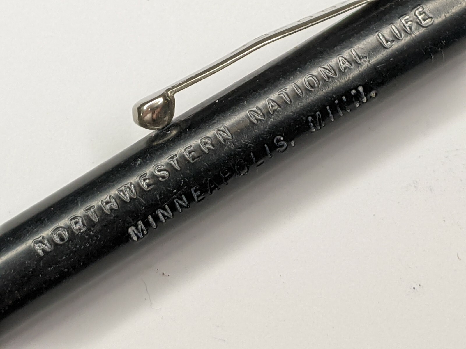 c1940s Minneapolis MN Redipoint Advertising Mechanical Pencil Life Insurance G25