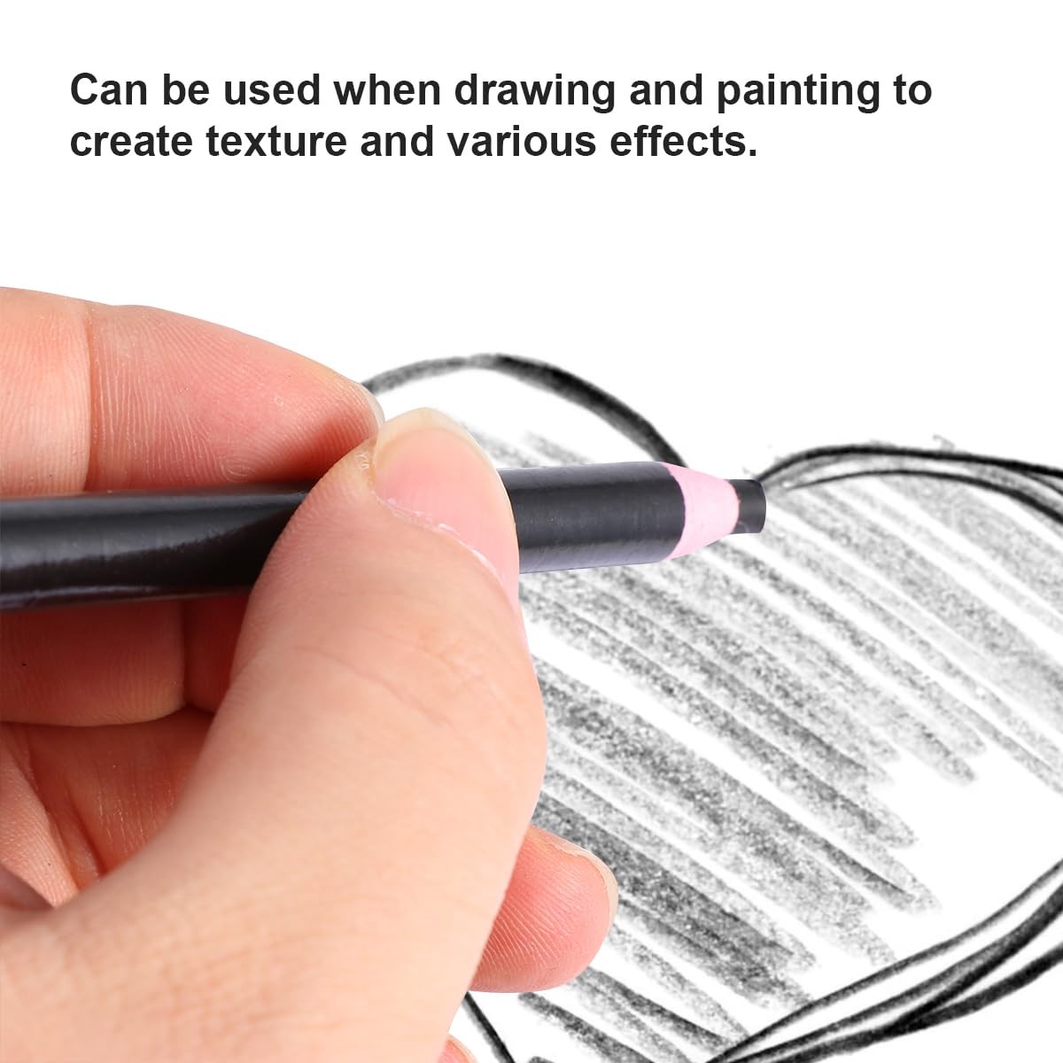 NUOBESTY Peel-off China Markers Black Grease Pencils Wax Crayon