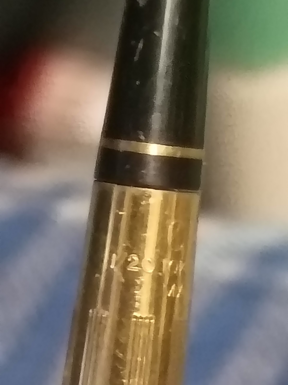 Vintage Cross 1/20 10KT Gold Filled GF Pencil & Pen Set W/ Marble Base/Stand