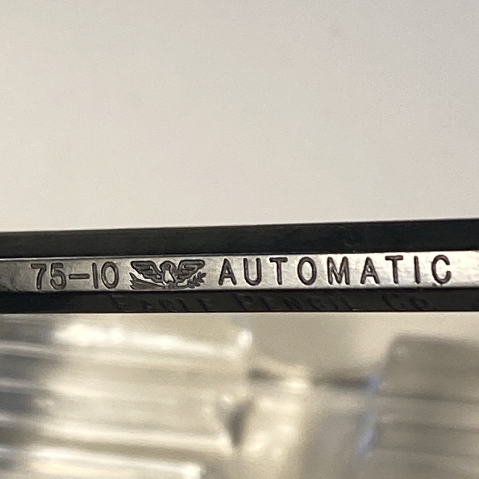 Vintage Eagle 75 – 10 Automatic Mechanical Pencil Black & Gold 5 1/2”