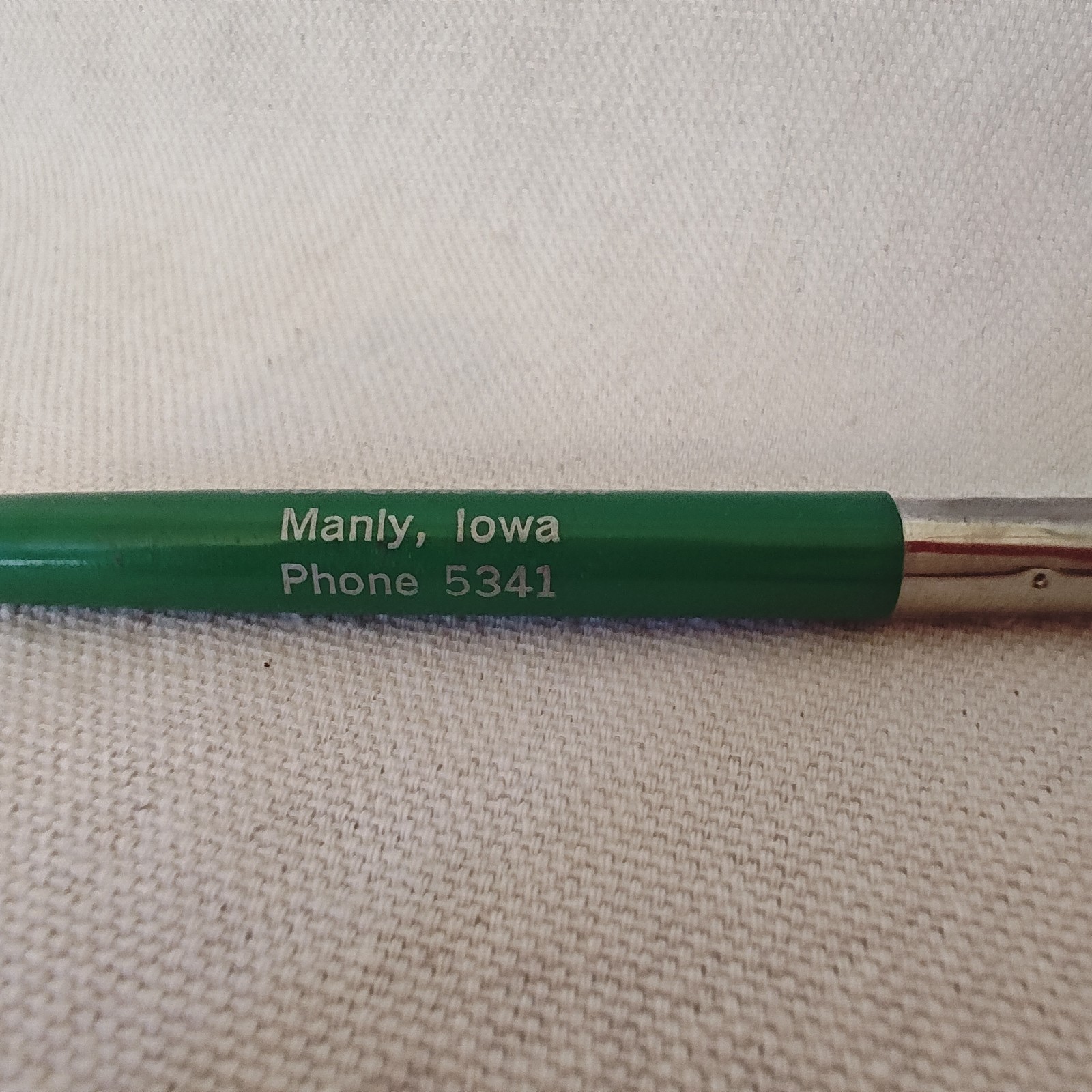 Vintage Vernon Mechanical Pencil ~ Farmers Co-op Creamery Manley, Ohio