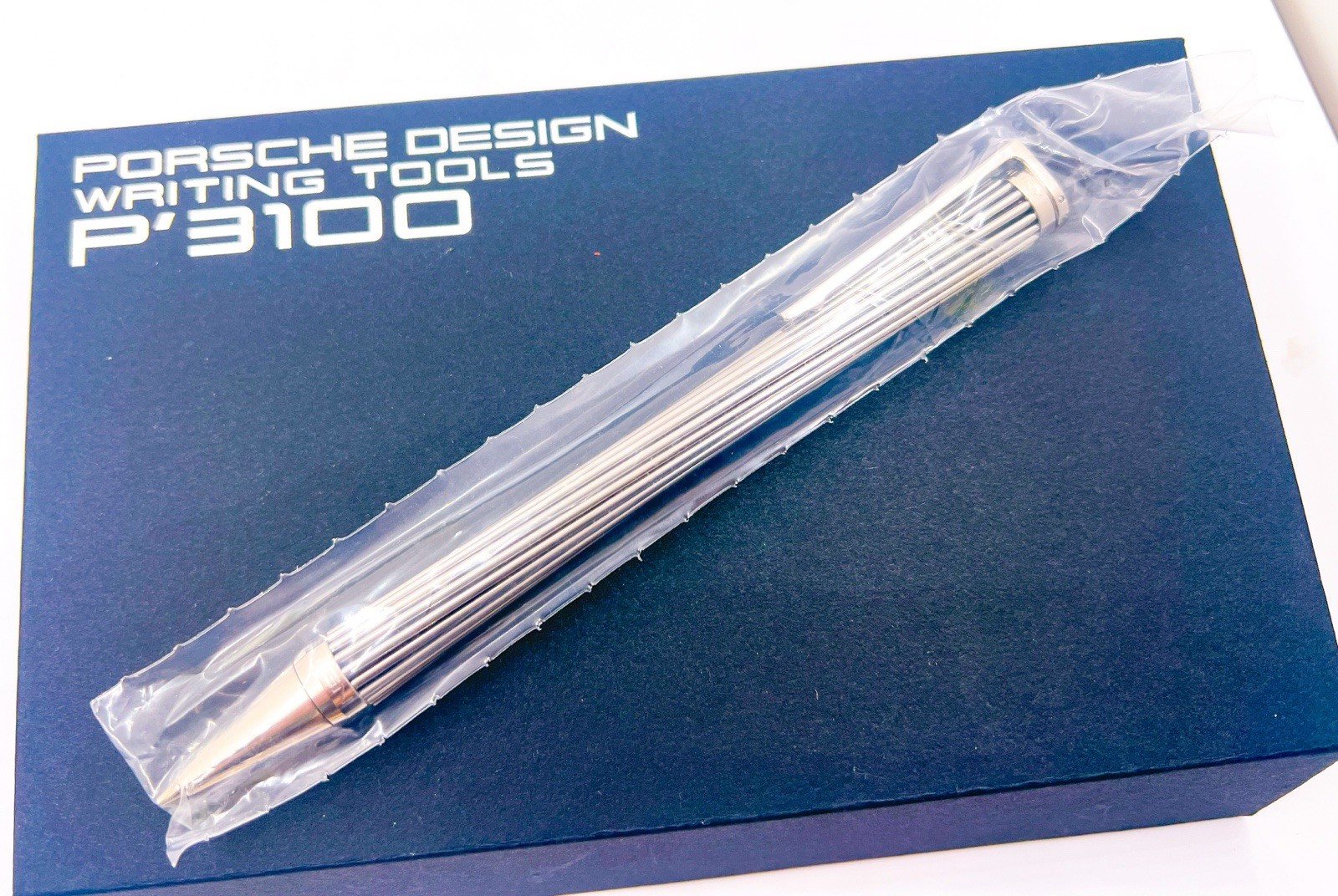 New Porsche Design P3130 Mikado Platinum Coat Mechanical pencil 0.7 Box Pelikan