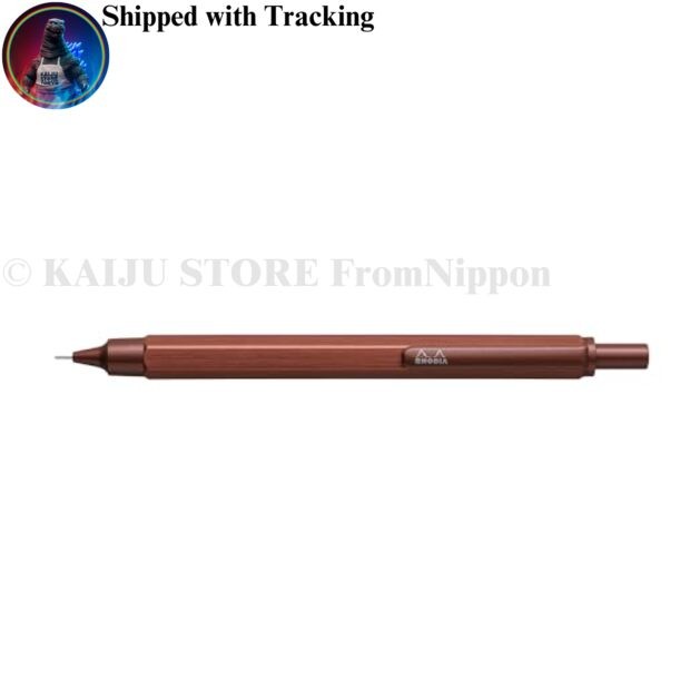 Rhodia Mechanical Pencil 0.5mm Script Hexagonal Barrel Aluminum Body with