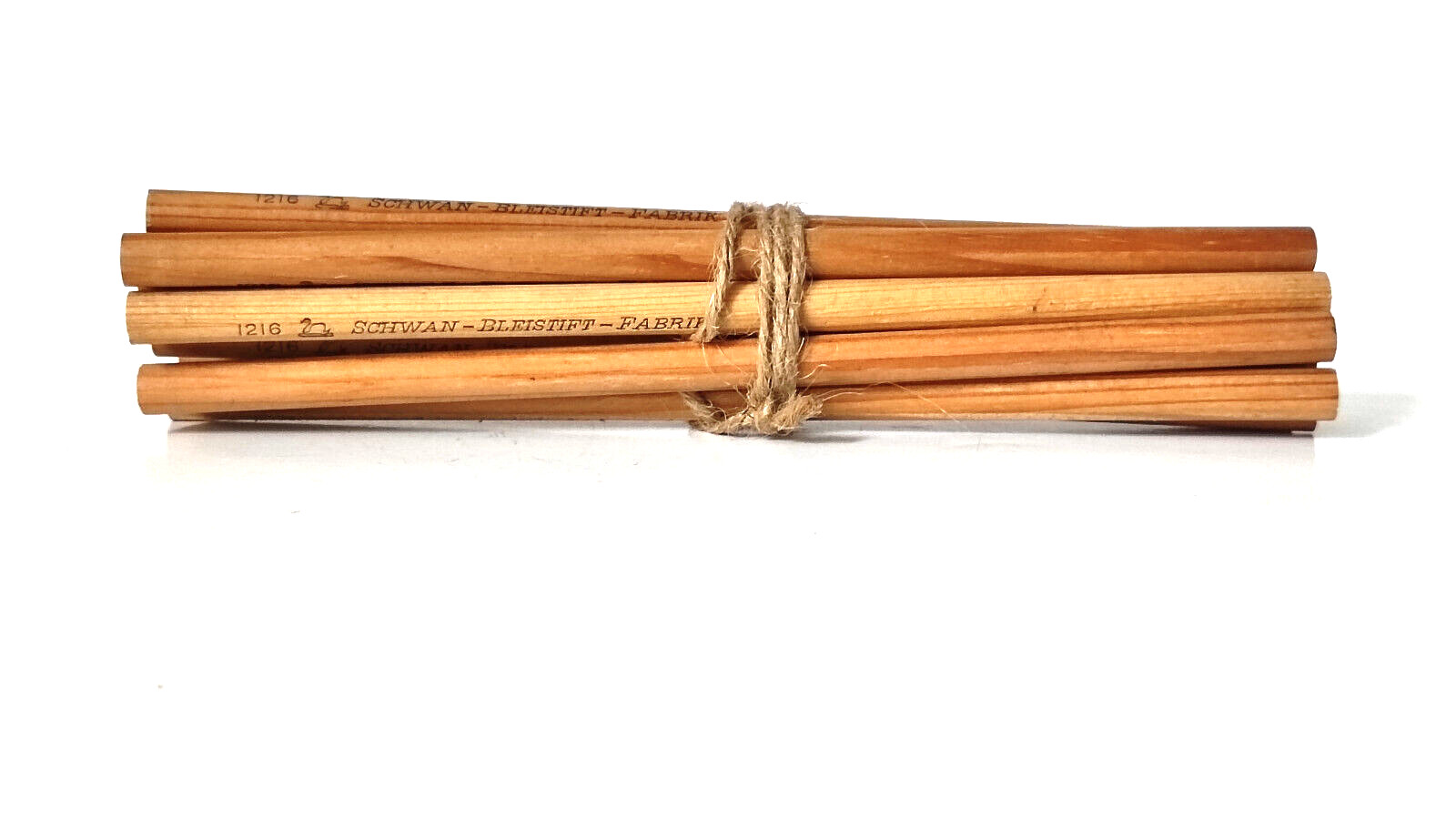 SCHWAN Bleistift Fabric Set of 12 Germany, N 1216 Pencils, 7″, 1930’s