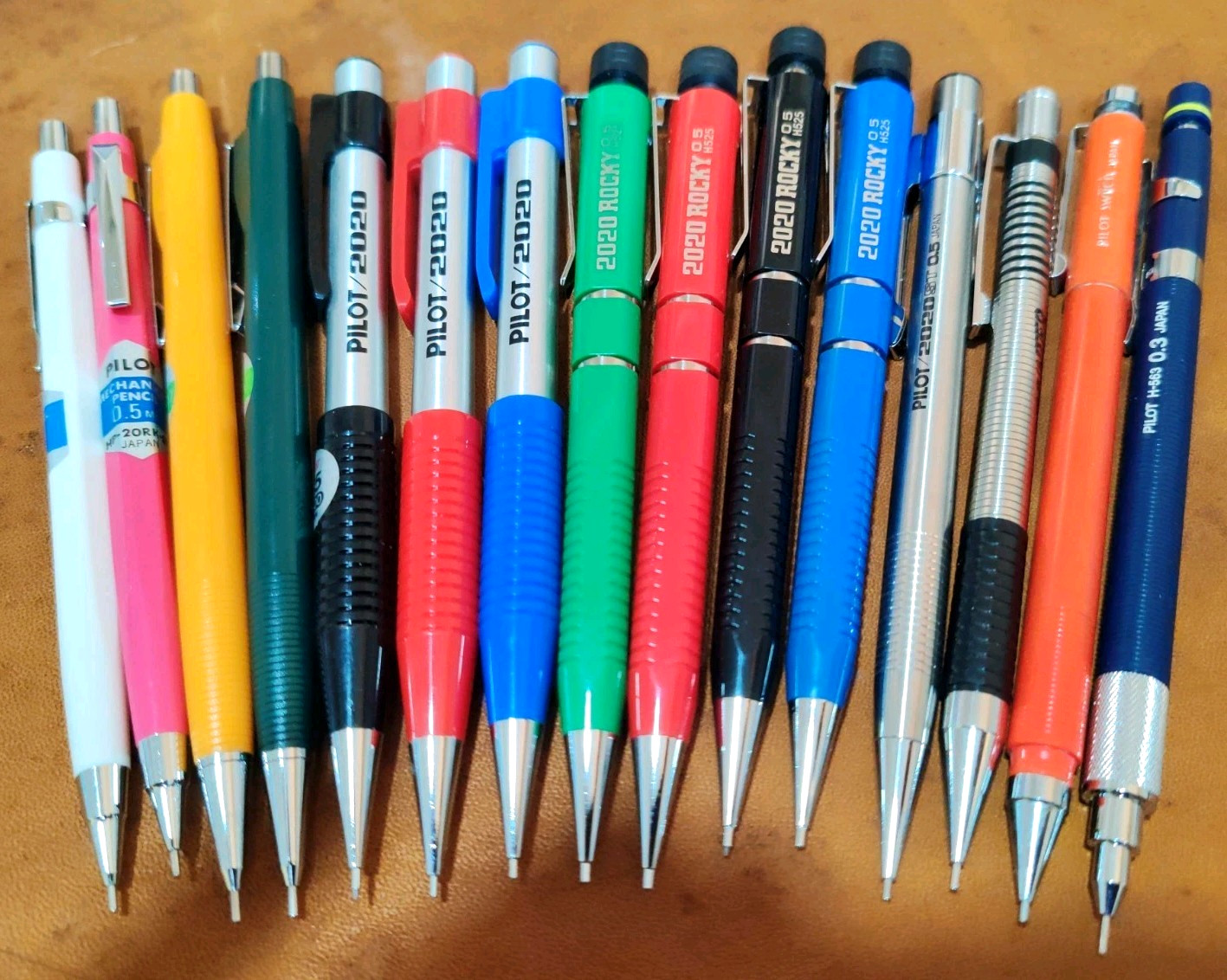 NOS VINTAGE PILOT Mechanical Pencil RARE Collection JAPAN Lot Of 15 PCS