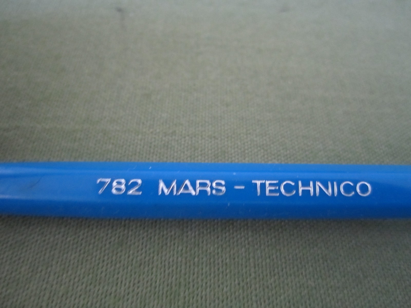 Vtg Staedtler Mars Technico Lumograph Drafting Pencil 780 782 4B HB Blue Germany