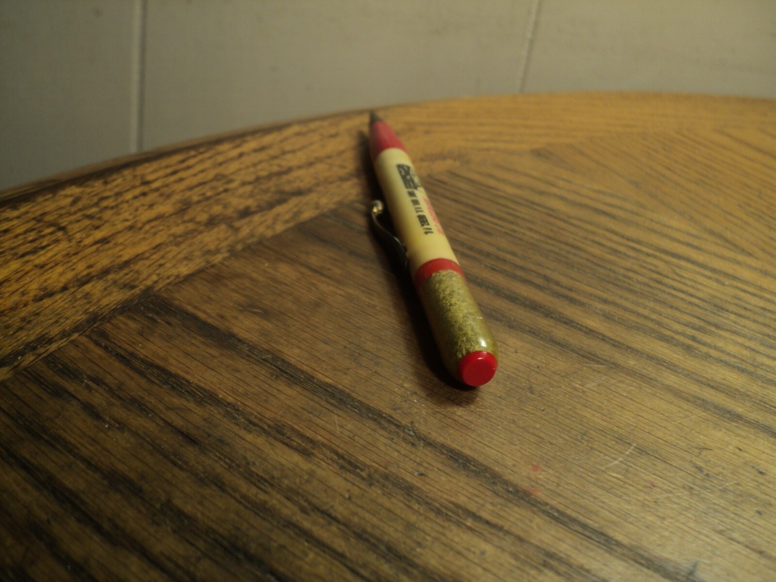 Vintage Ritepoint Mechanical Pencil Albatros Granular 5-3/8″ Clear Top B