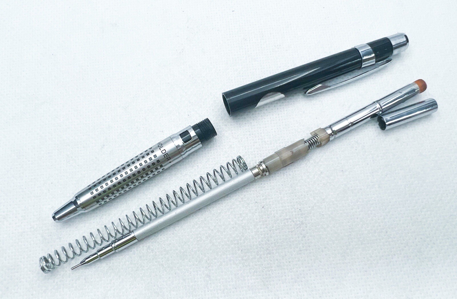 Initial Spring Version! Pilot H-2003 double push Mechanical Pencil Retractable