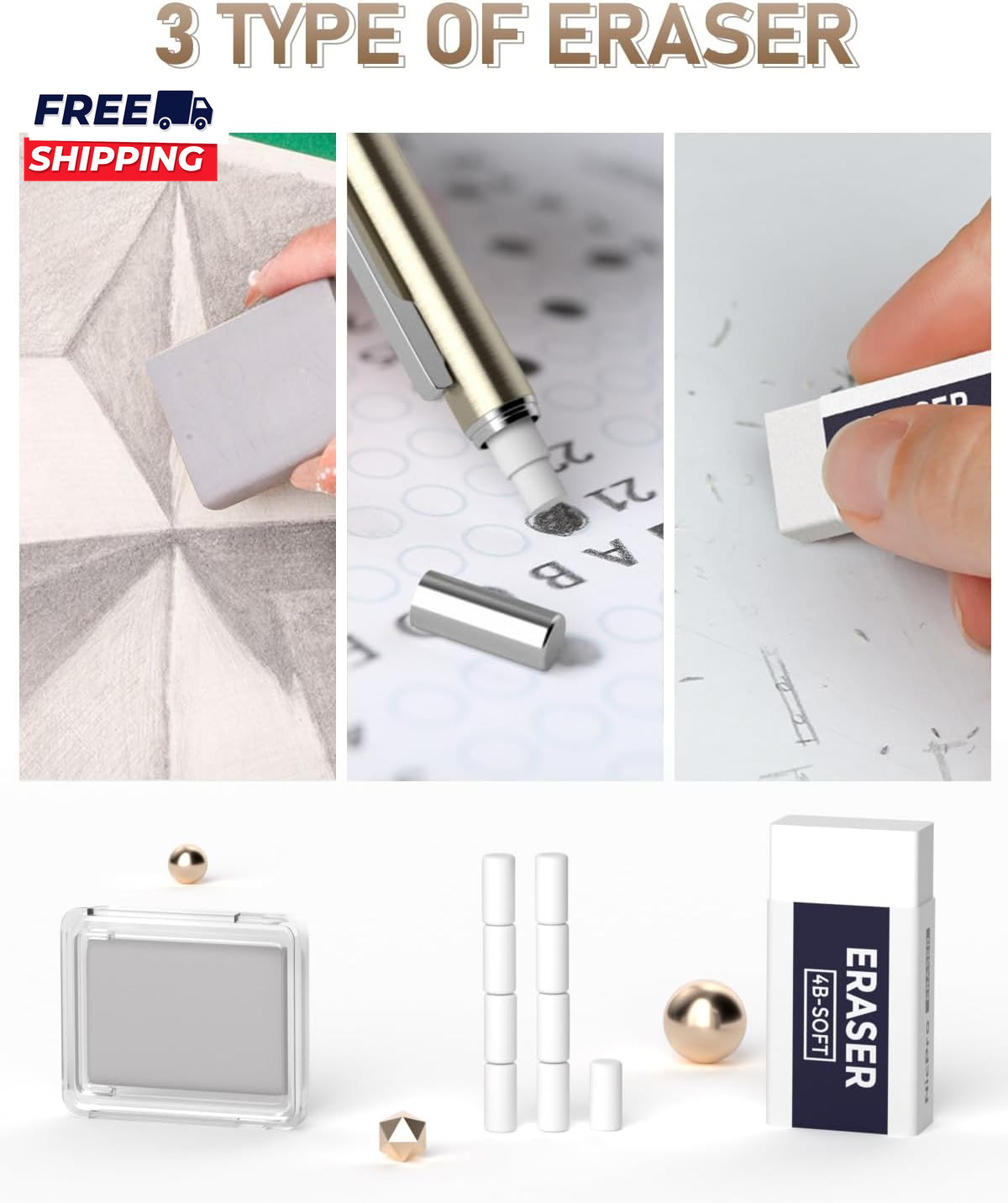 35PCS Art Mechanical Pencil Set 3 PCS Metal Drafting Pencil 0.5 Mm & 0.7 Mm & 0.