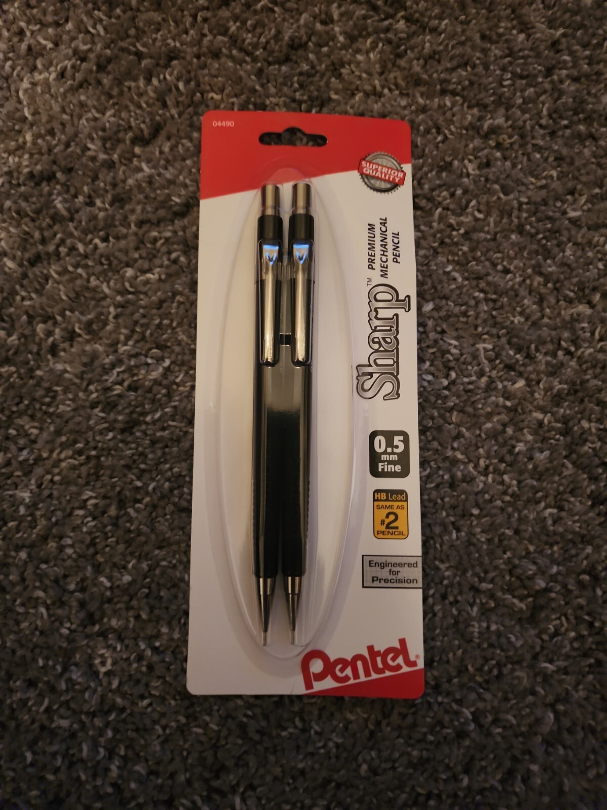 Pentel Sharp Mechanical Pencil 0.5mm 2pk