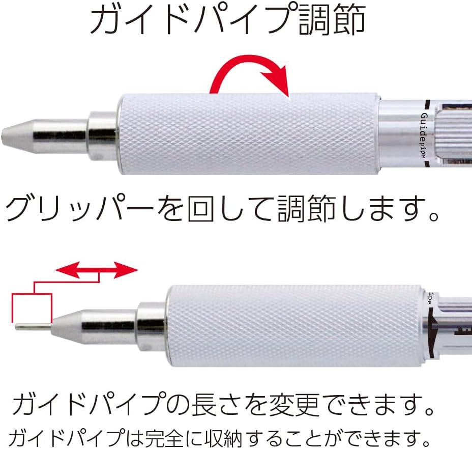 OHTO MS01 Mechanical Pencil, High-Functionality All-Metal Aluminum and Brass Bod