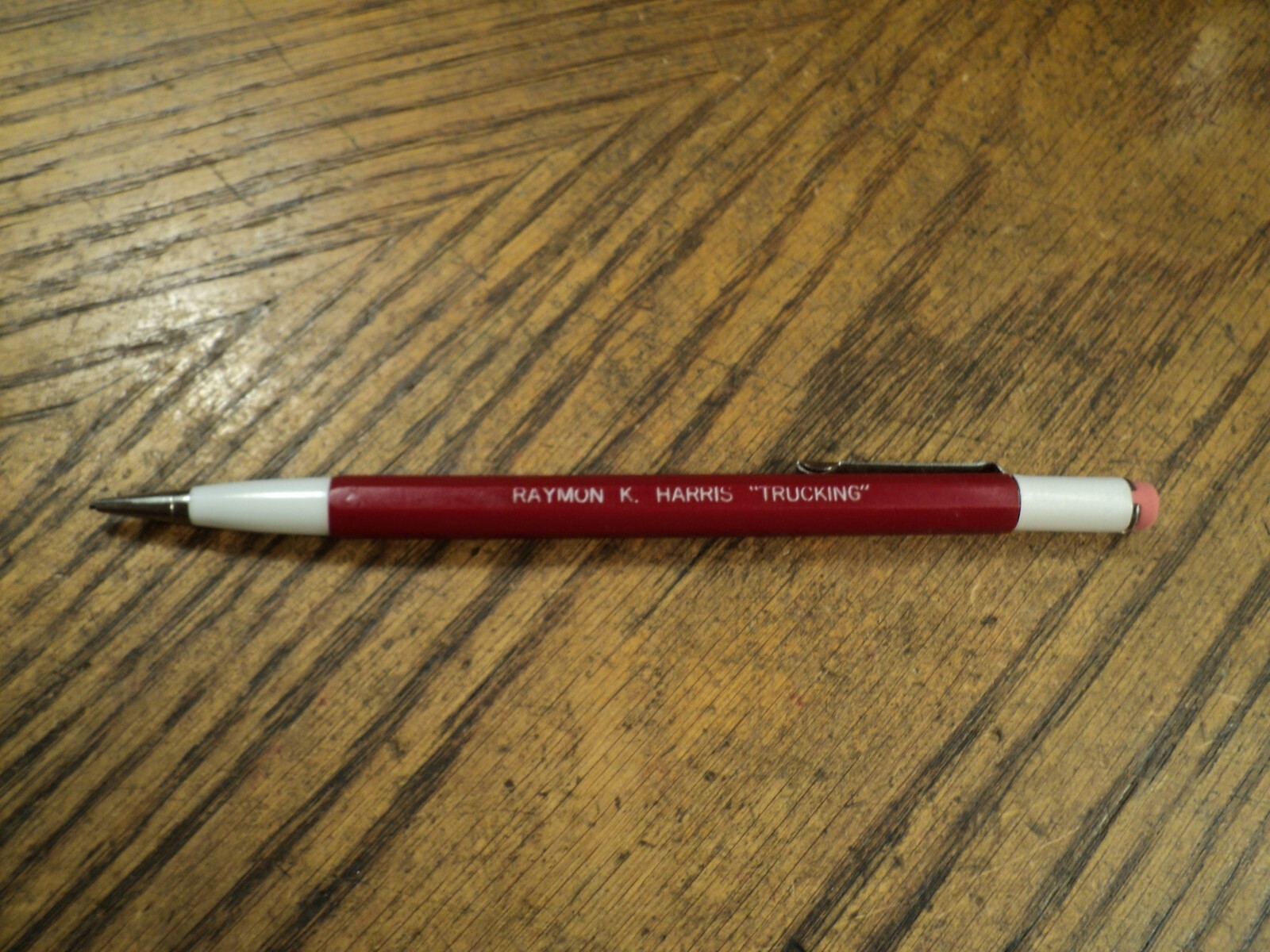 Vintage Durolite Mechanical Pencil Advertising Raymon K Harris Trucking