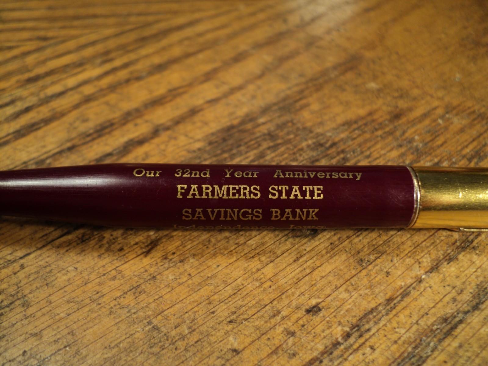 Vintage Vernon Mechanical Pencil Farmers State Savings Bank Independence Iowa