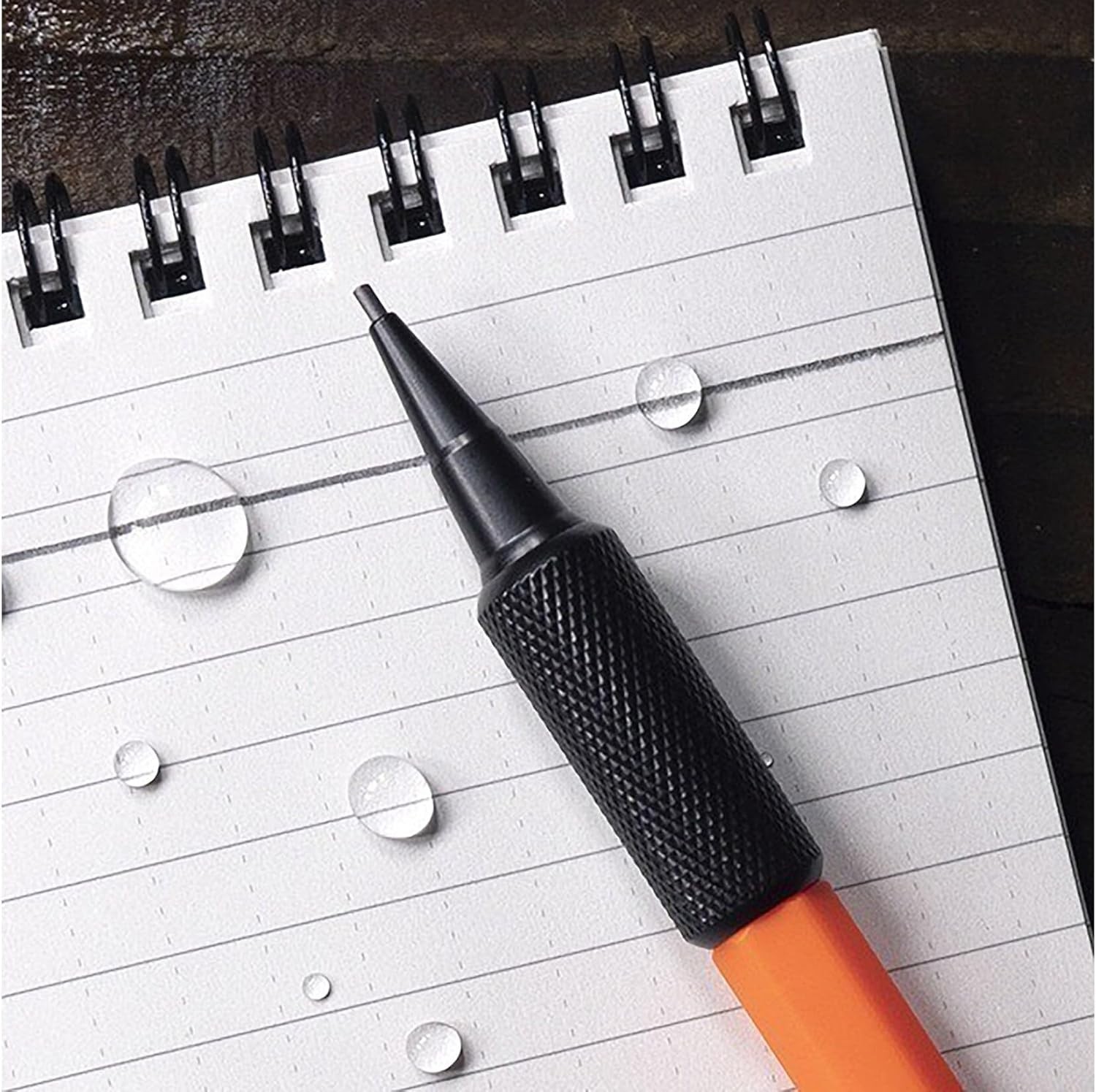 Weatherproof Mechanical Pencil, Orange Barrel, 1.3mm Black Lead No. OR13