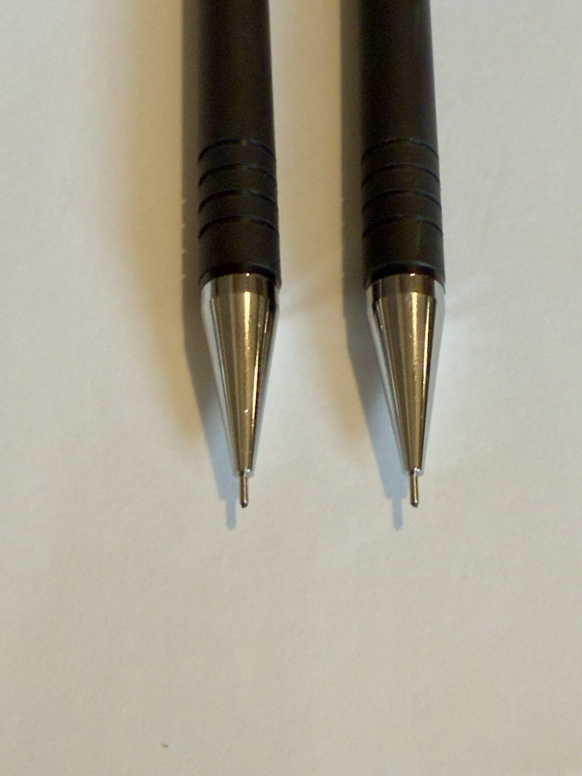 Lot of 3 Sanford Digit 0.5mm Mechanical Pencil Japan Retractable Chrome + Eraser