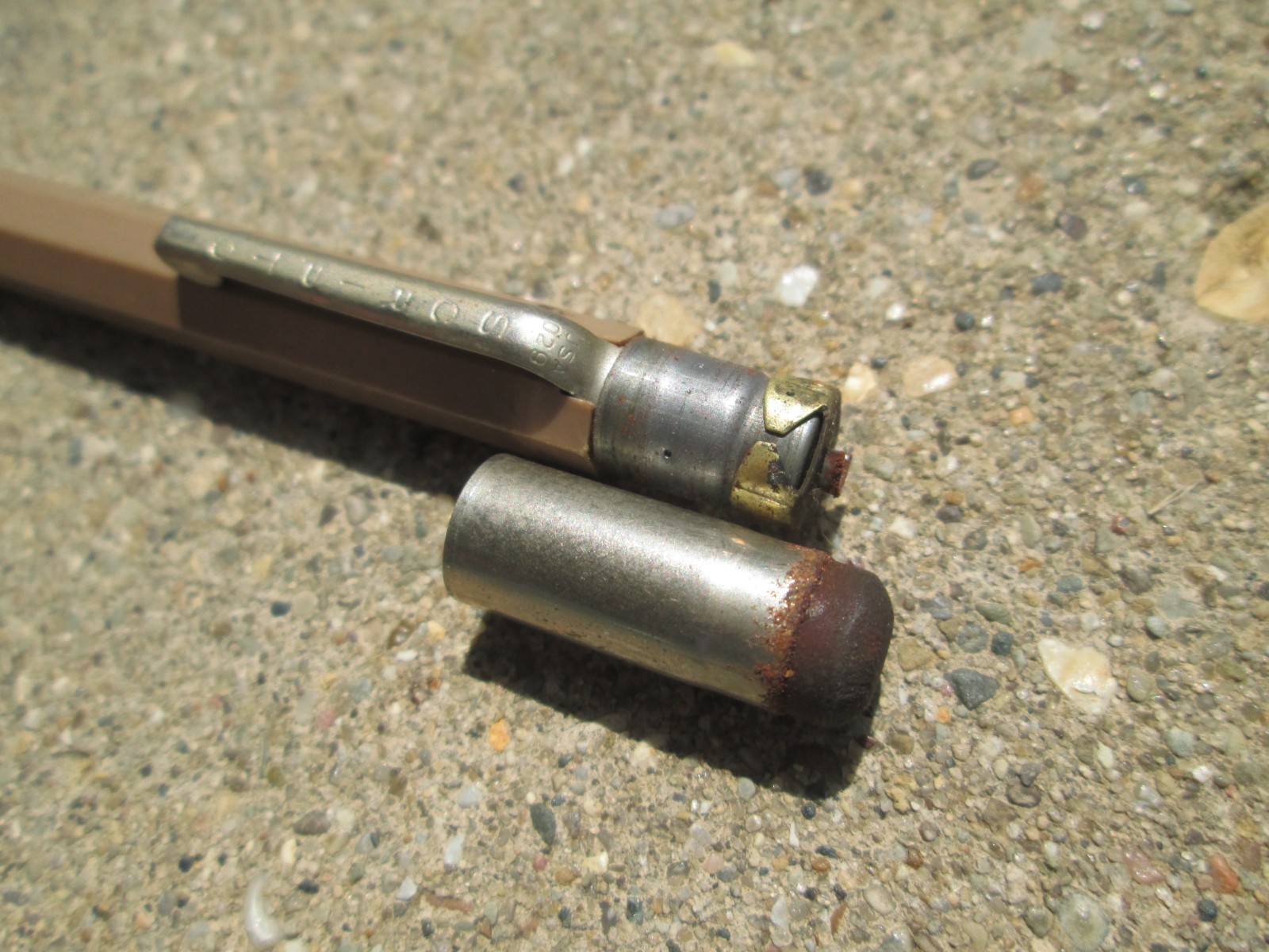 Vintage Scripto 029 Tan Brown Mechanical Pencil Parts or Repair