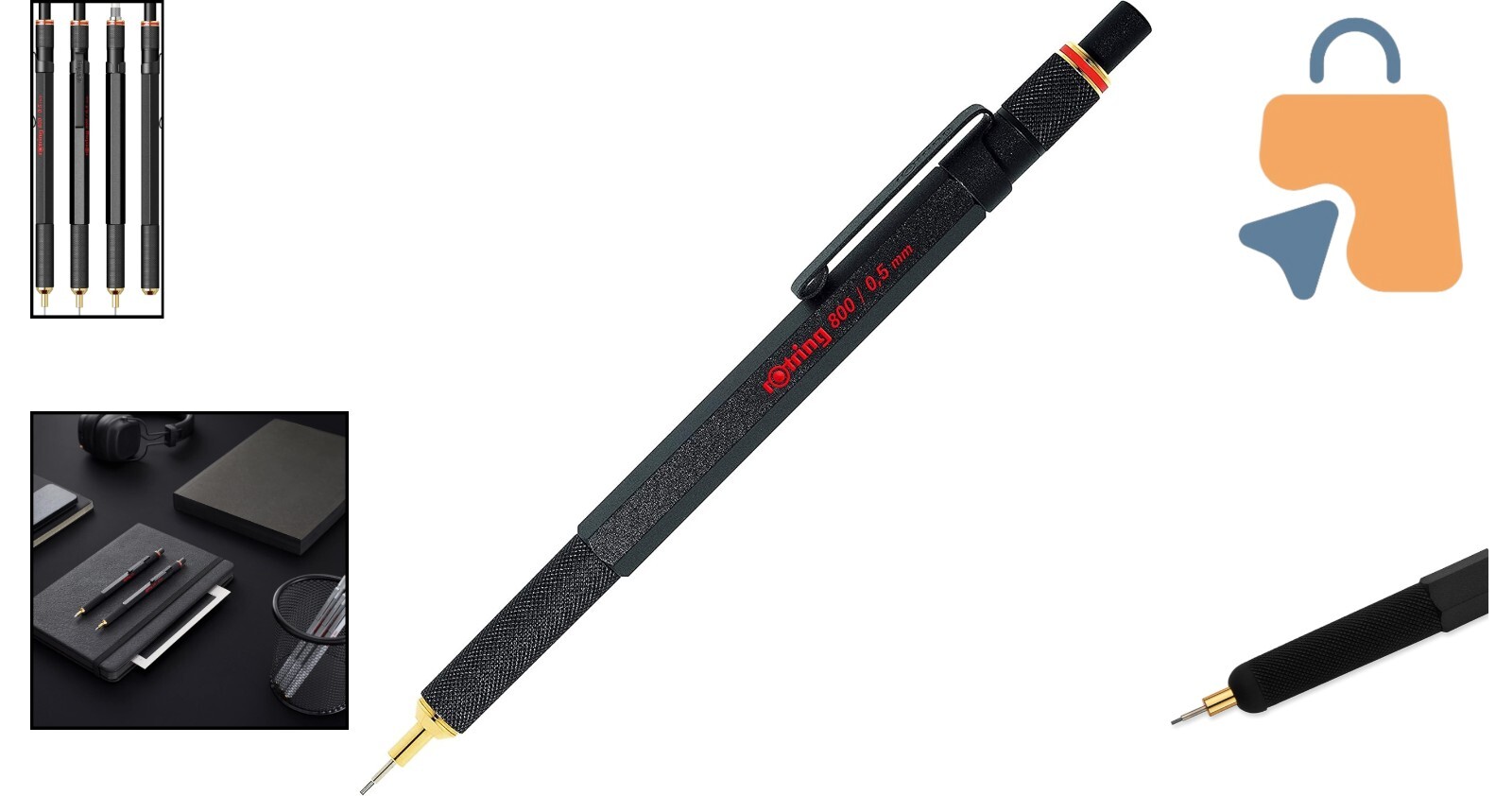 Professional Black Barrel 800 Mechanical Pencil – Perfect for Engineering Tasks