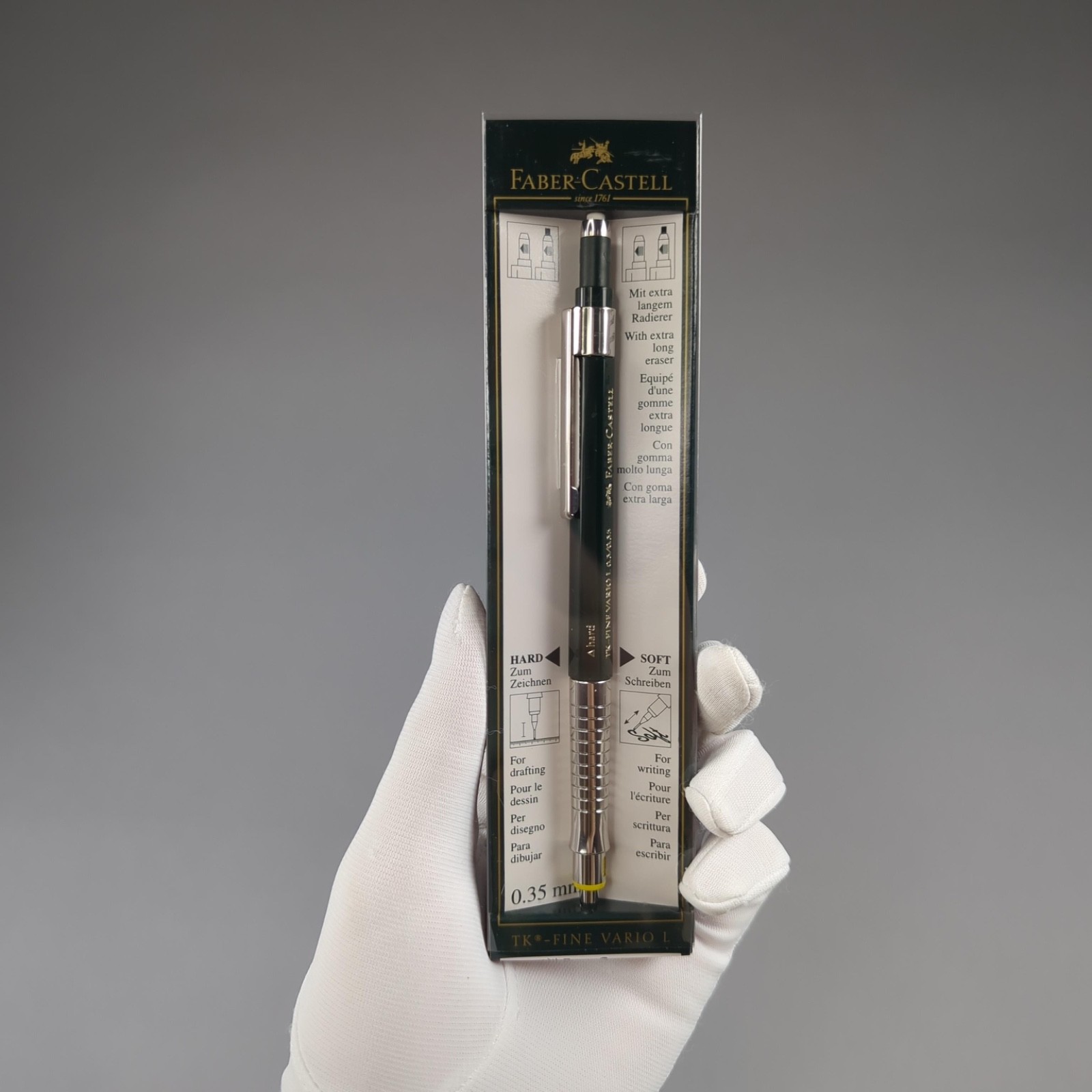 Faber-Castell TK Fine Vario L Mechanical Pencil 0.35mm (0.3mm) Lead 135300 🇺🇸