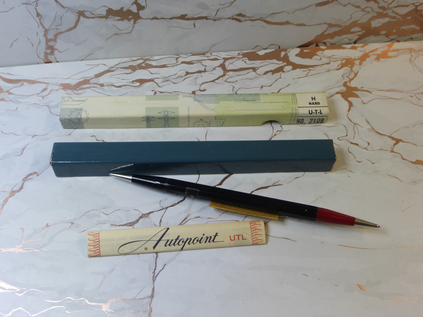 Vintage Circa 1960s Autopoint Sales Giveaway 0.5mm/0.9mm Mechanical Pencil #2108