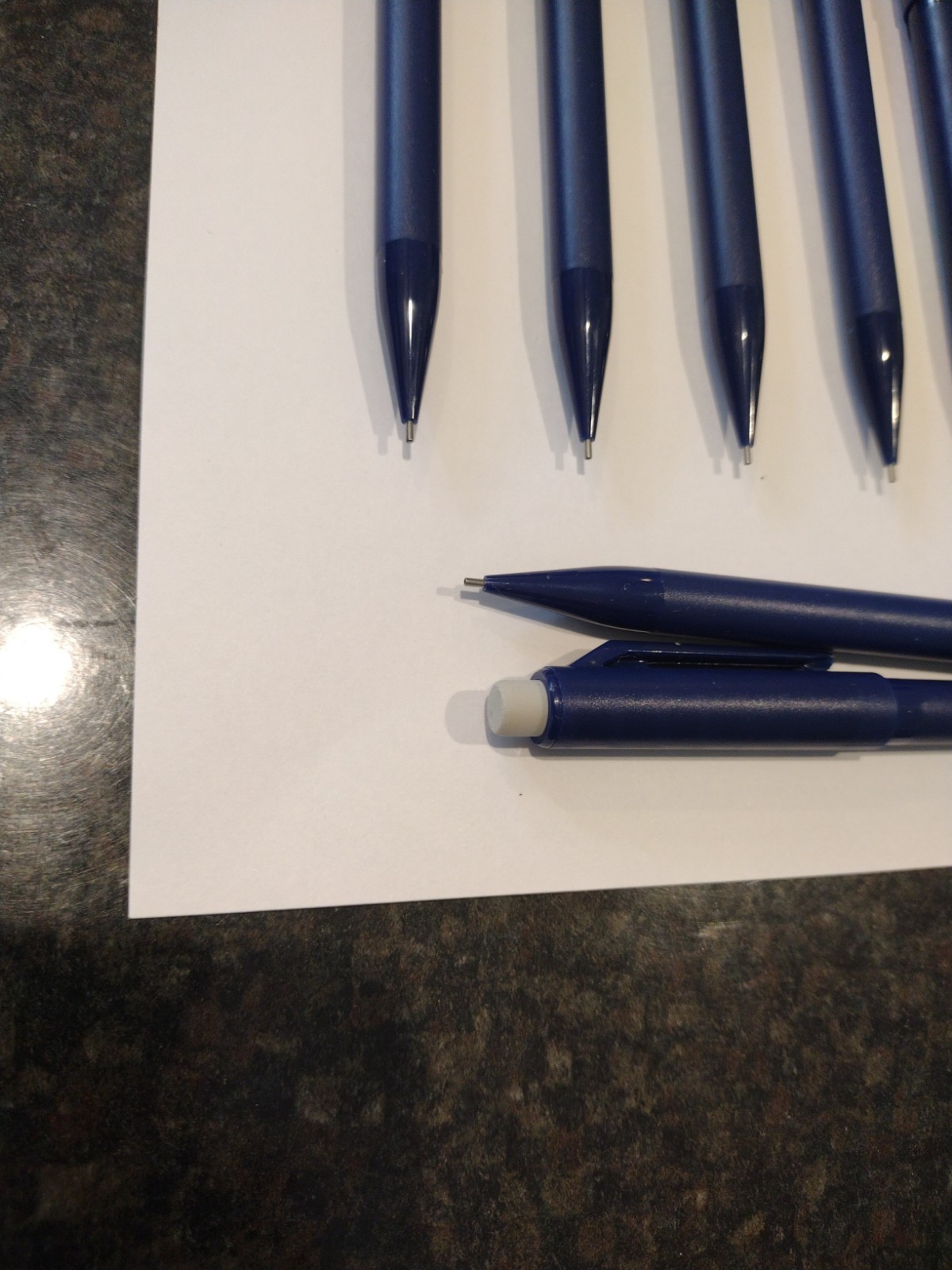 NOS Pentel QE407 0.7mm Twist Erase Mechanical Pencils Dozen