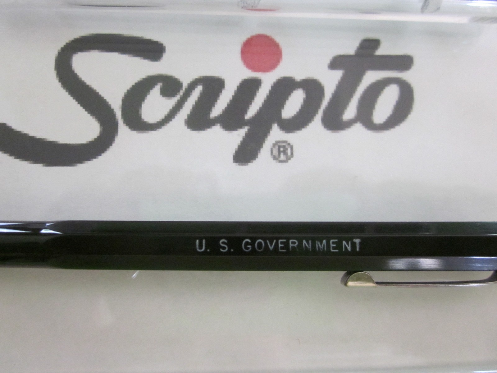 SCRIPTO/SKILCRAFT Black 1.1mm Mechanical Pencil w/ tube 1.1mm leads