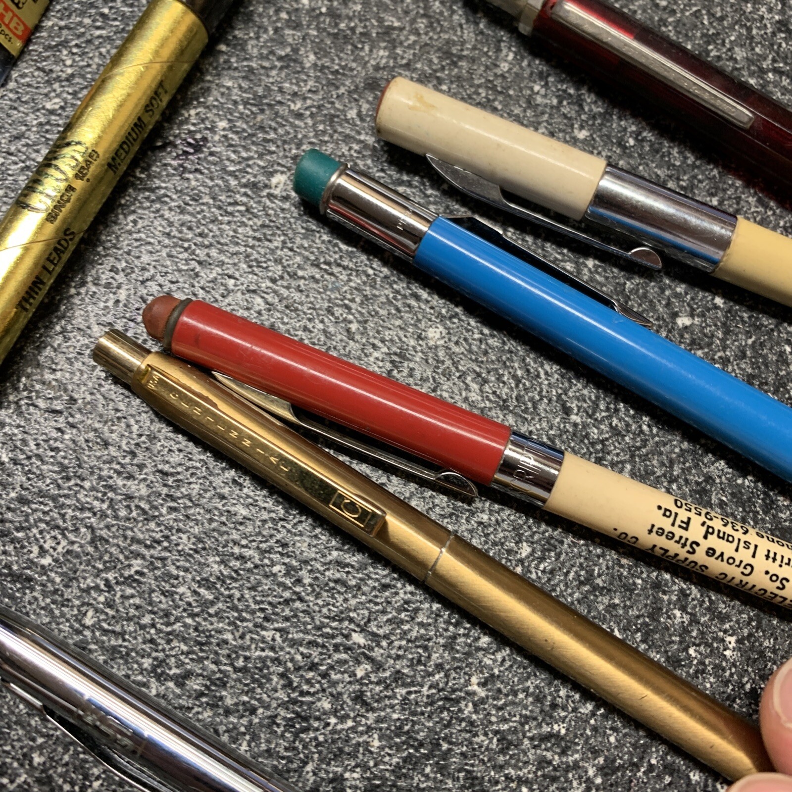 Vintage Mechanical Pencil Lot – Cross, Autopoint, Pentel, Scripto, Centennial