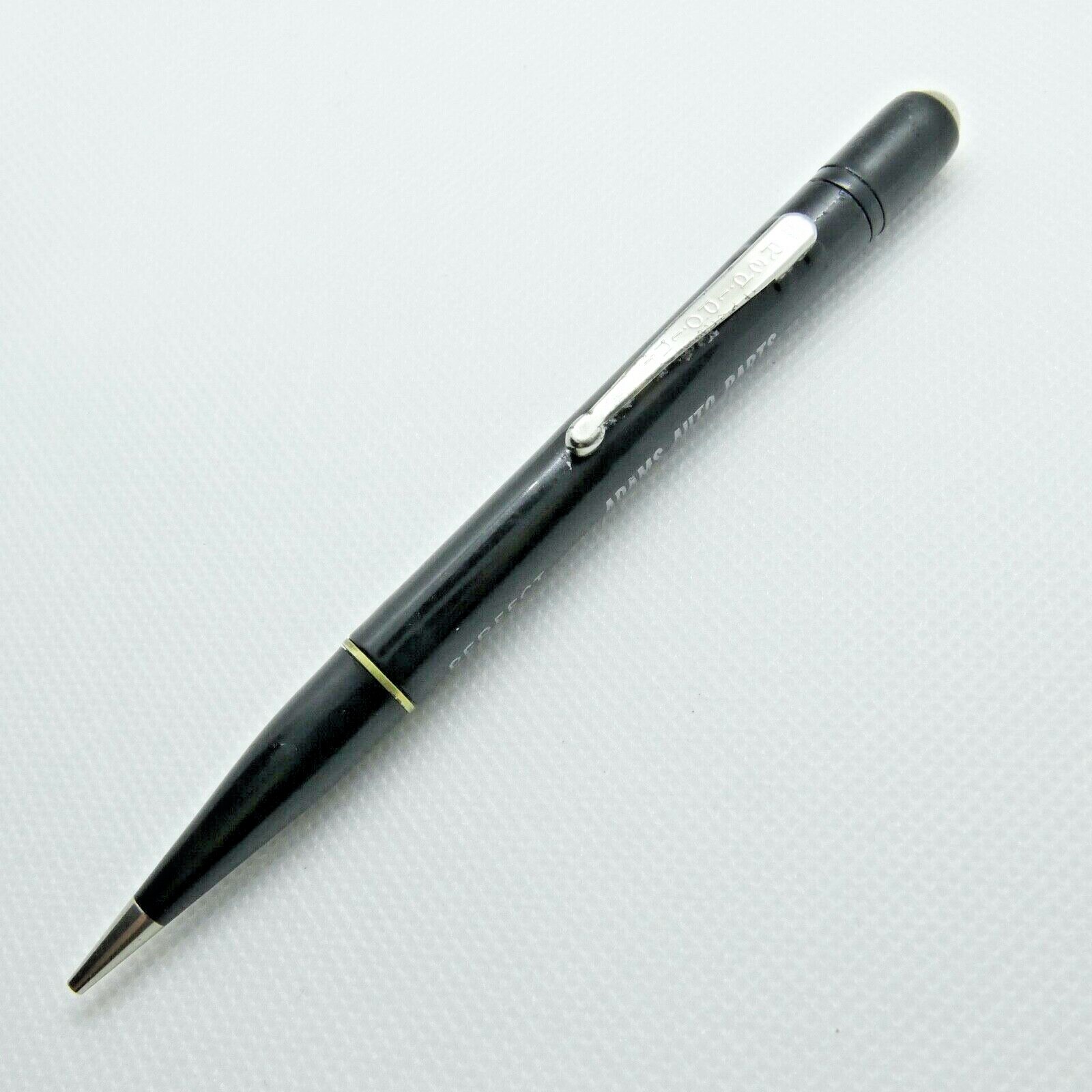 Vintage Adams Auto Part Advertising Mechanical Pencil 216-18 Prairie St Elgin IL