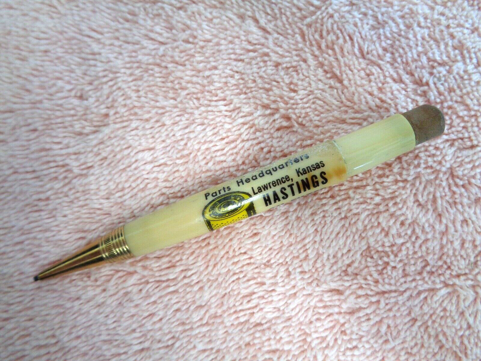 Vtg Pippert’s Automotive Parts – Lawrence KS Mechanical Pencil -Hastings Filters