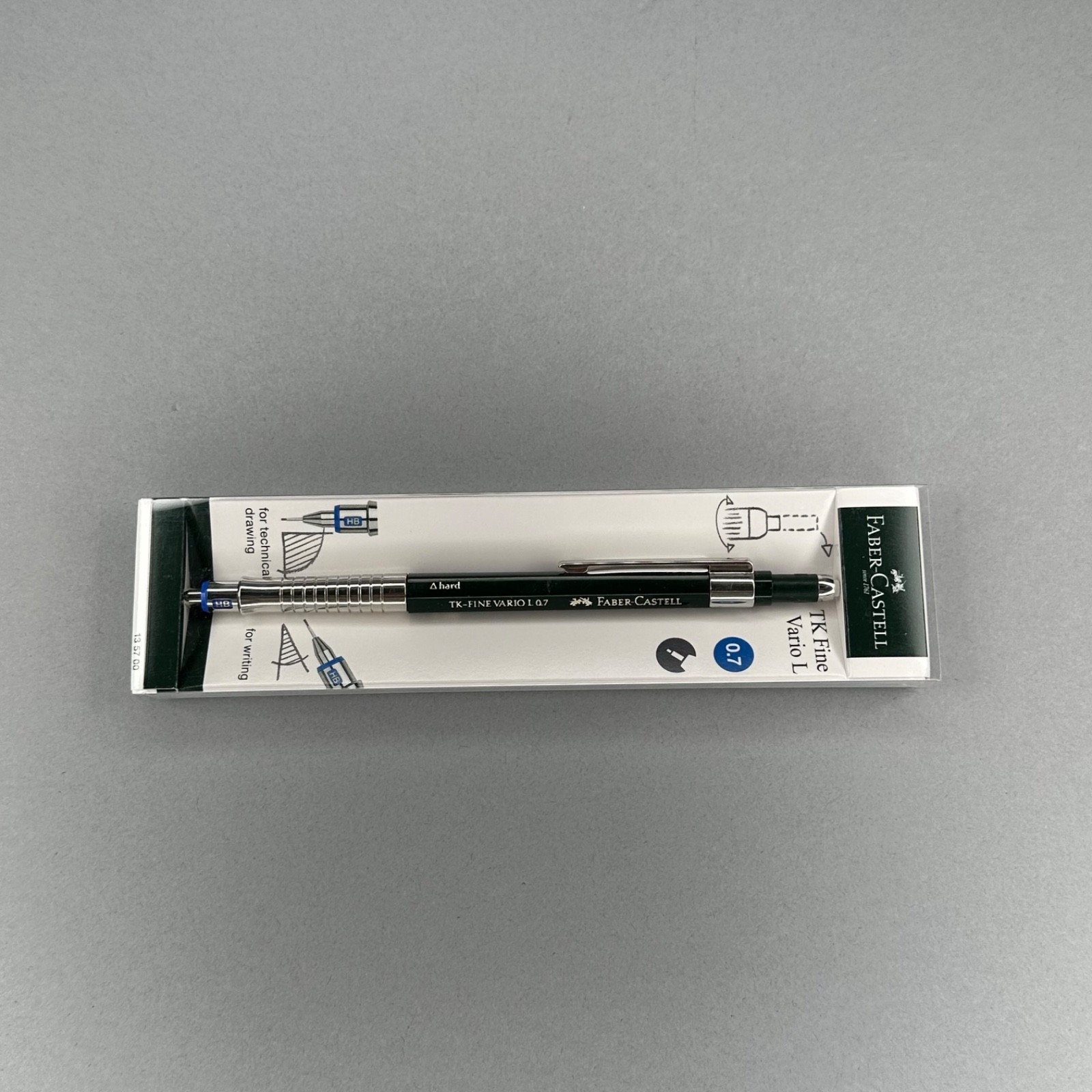 Faber-Castell TK Fine Vario L Mechanical Pencil HB 0.7 mm Lead Black 135700 🇺🇸